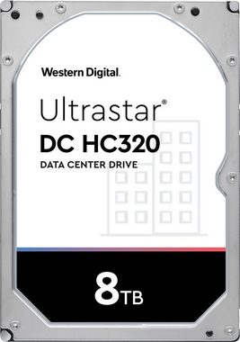 Western Digital Ultrastar DC HC320 8TB HDD-Festplatte (8 TB) 3,5", Bulk