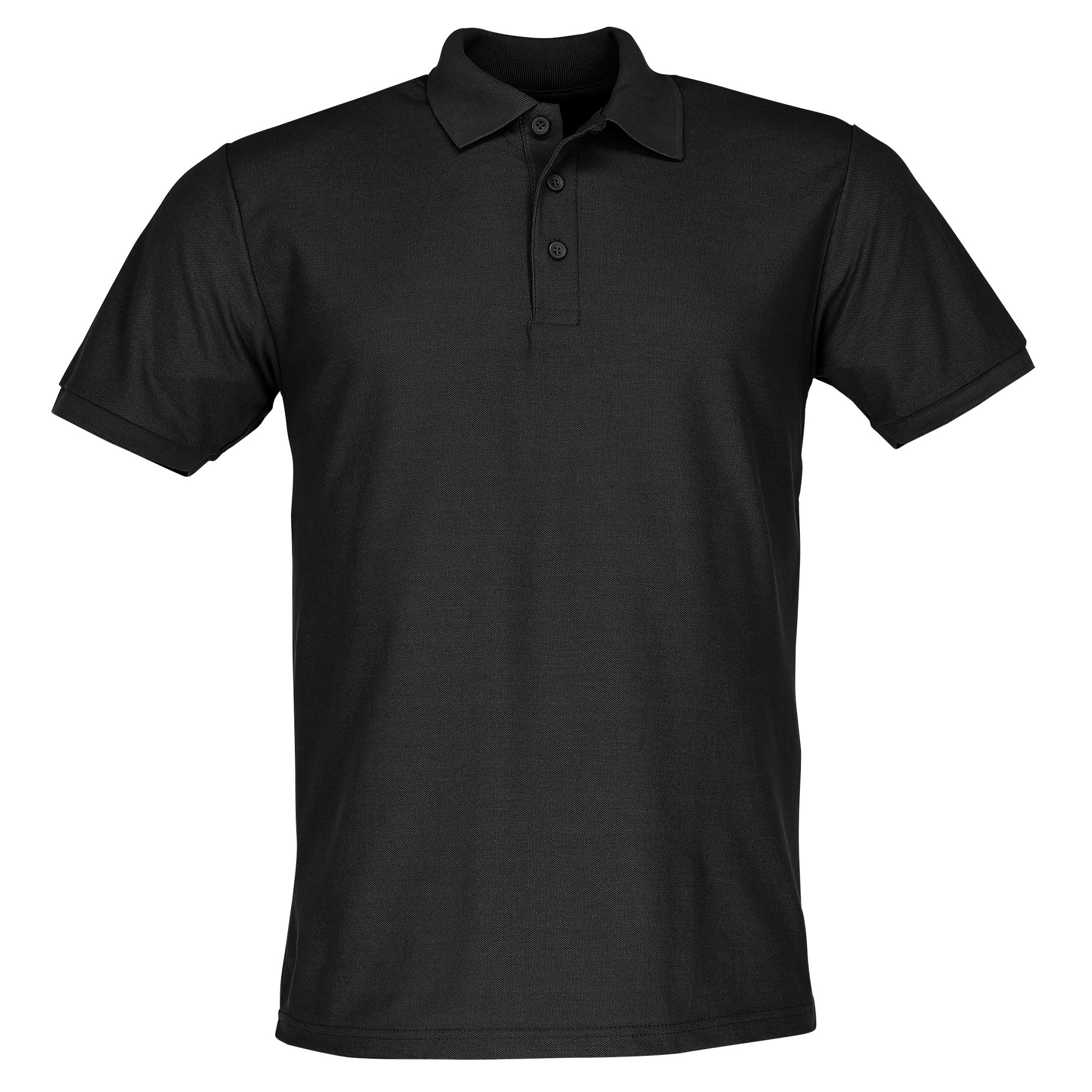 Fruit of the Loom Poloshirt 65/35 Polo schwarz + GRATIS MyShirt Stoffbeutel