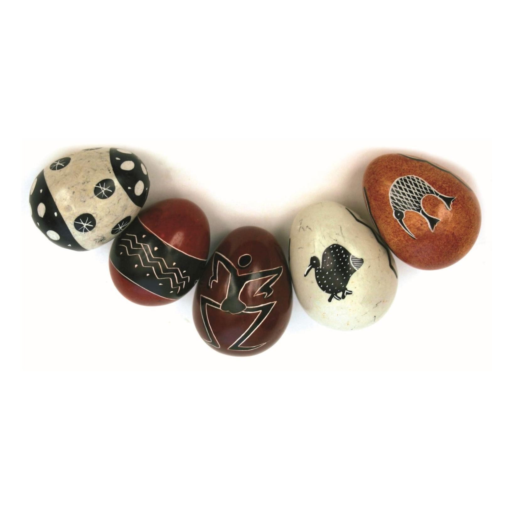 El Puente Osterei Osterei aus Kisii-Speckstein, Handmade, Handmade