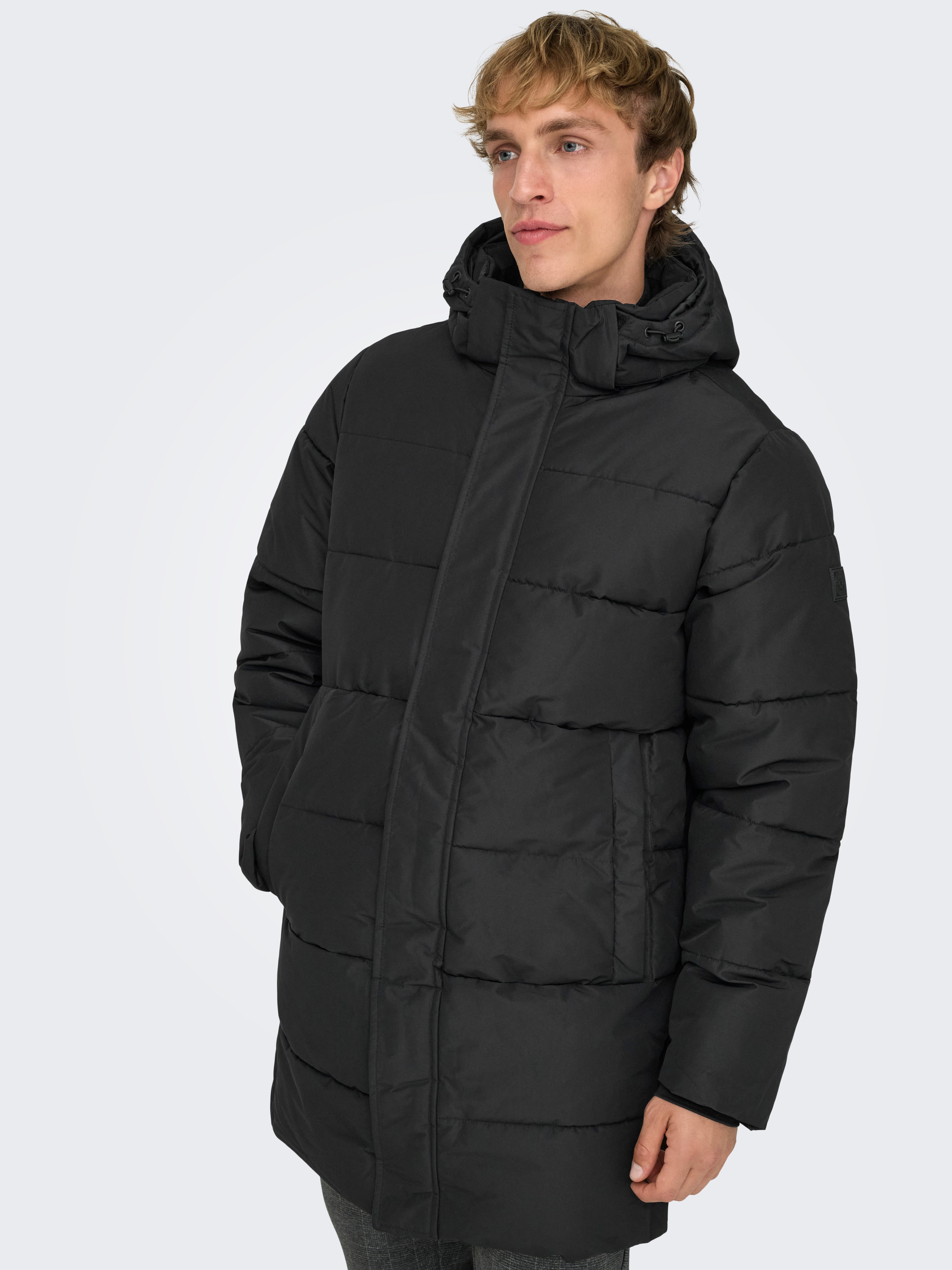 ONLY & SONS Steppjacke ONSCARL LIFE LONG QUILTED COAT NOOS OTW günstig online kaufen