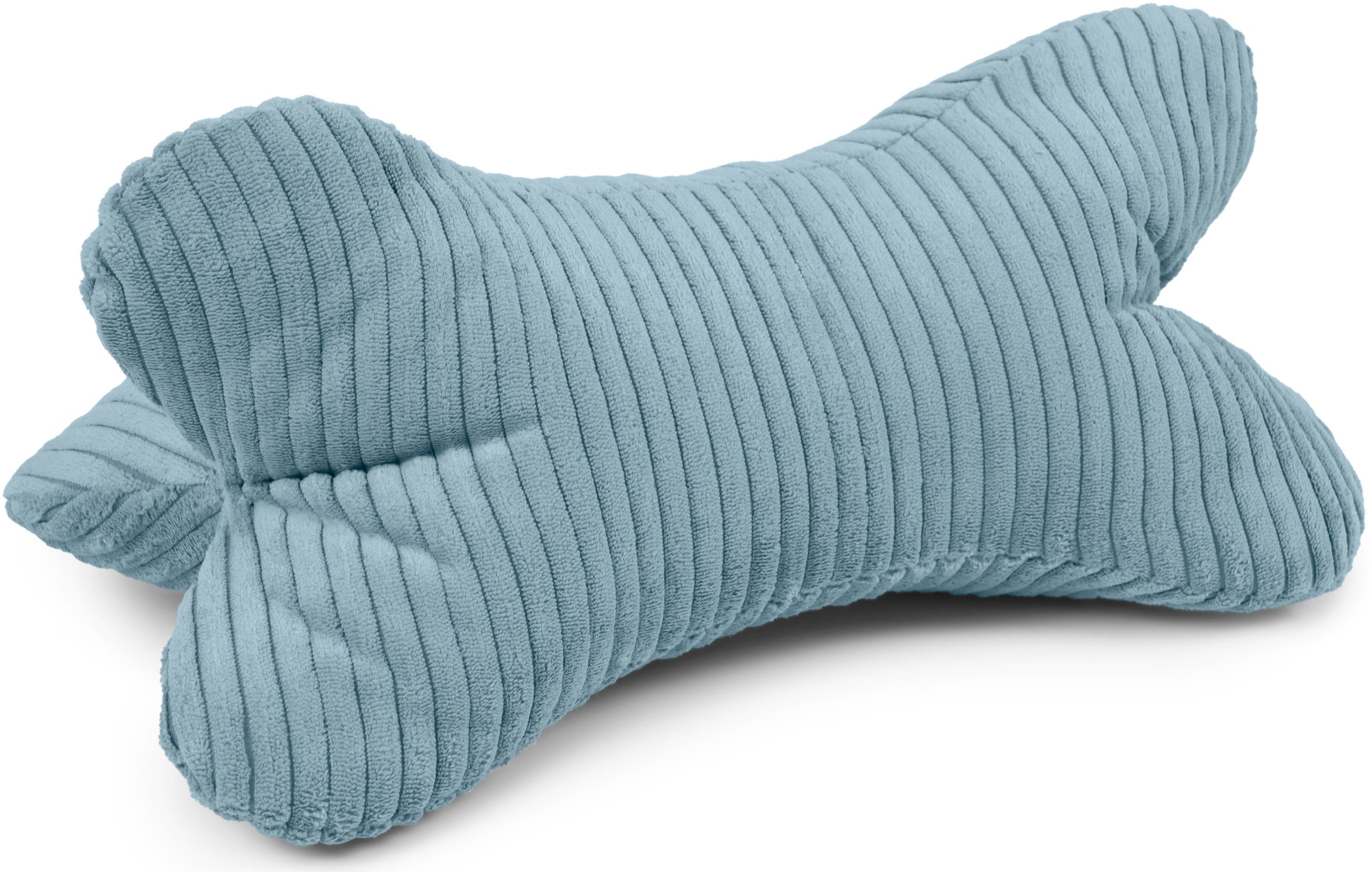 Amilian Nackenkissen - Leseknochen ca. 44x22 cm - Knochenkissen - Lesenknochenkissen, waschbar, Buch- und Tabletstütze - Lesekissen zum Relaxen, Knochenkissen zum Lesen - Knochenform Kissen - Nackenkissen