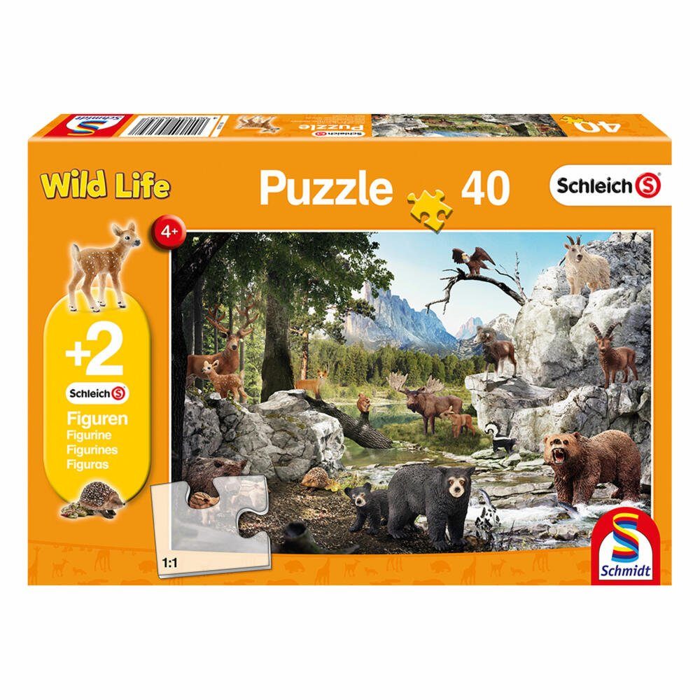 Schmidt Spiele Puzzle Die Tiere Des Waldes, 40 Puzzleteile