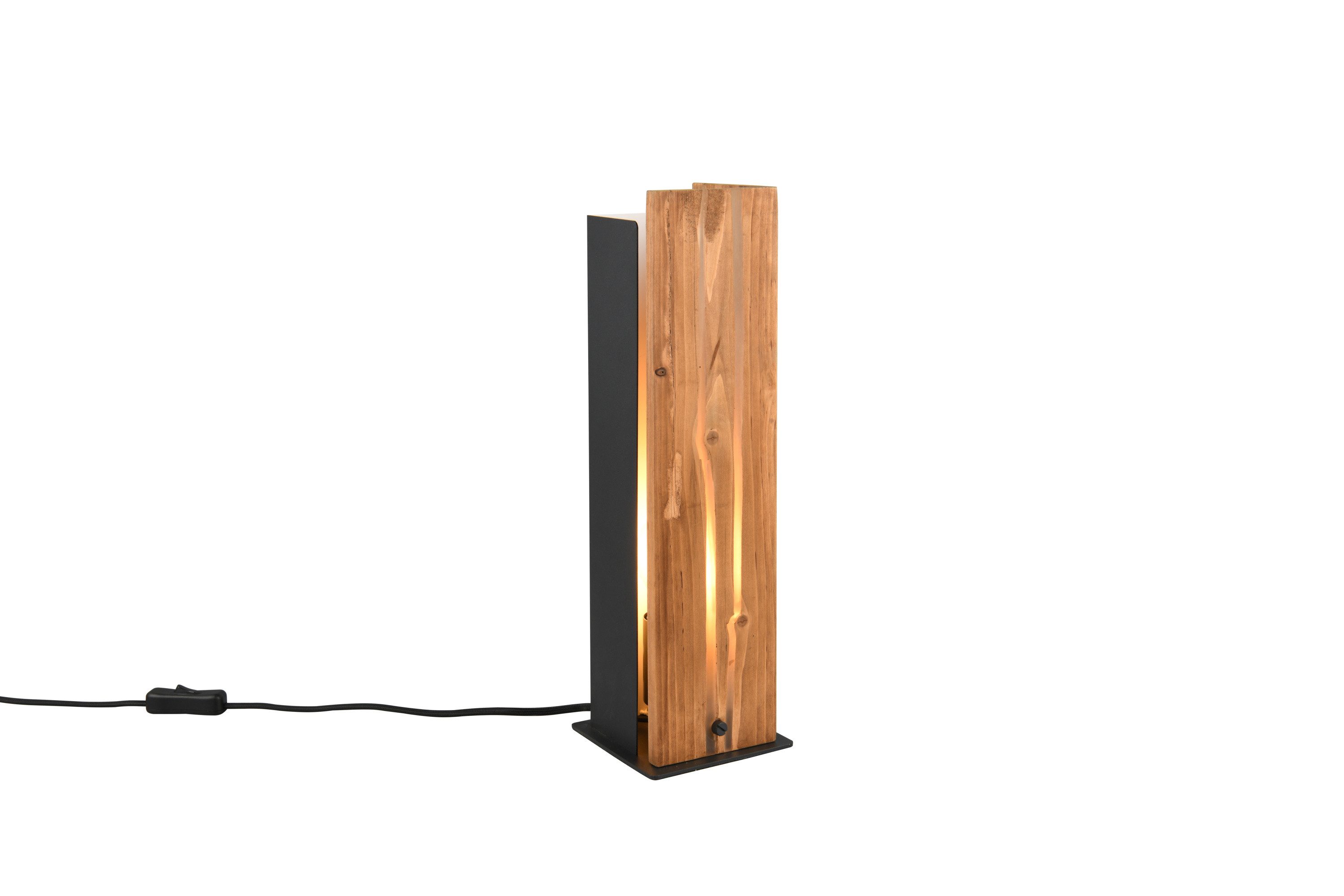 Tischleuchte TRIO-Leuchten Tischleuchte KARUNI BHT 12x40x12 cm braun Tischlampe