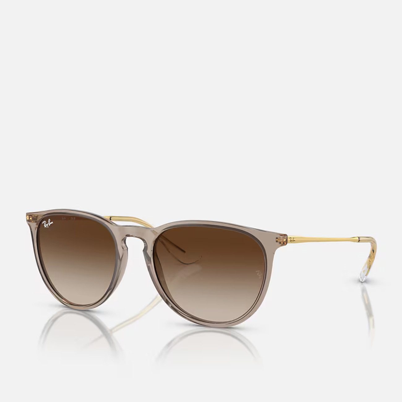 Sonnenbrille Ray-Ban Erika RB4171 674413 Transparent Light Brown