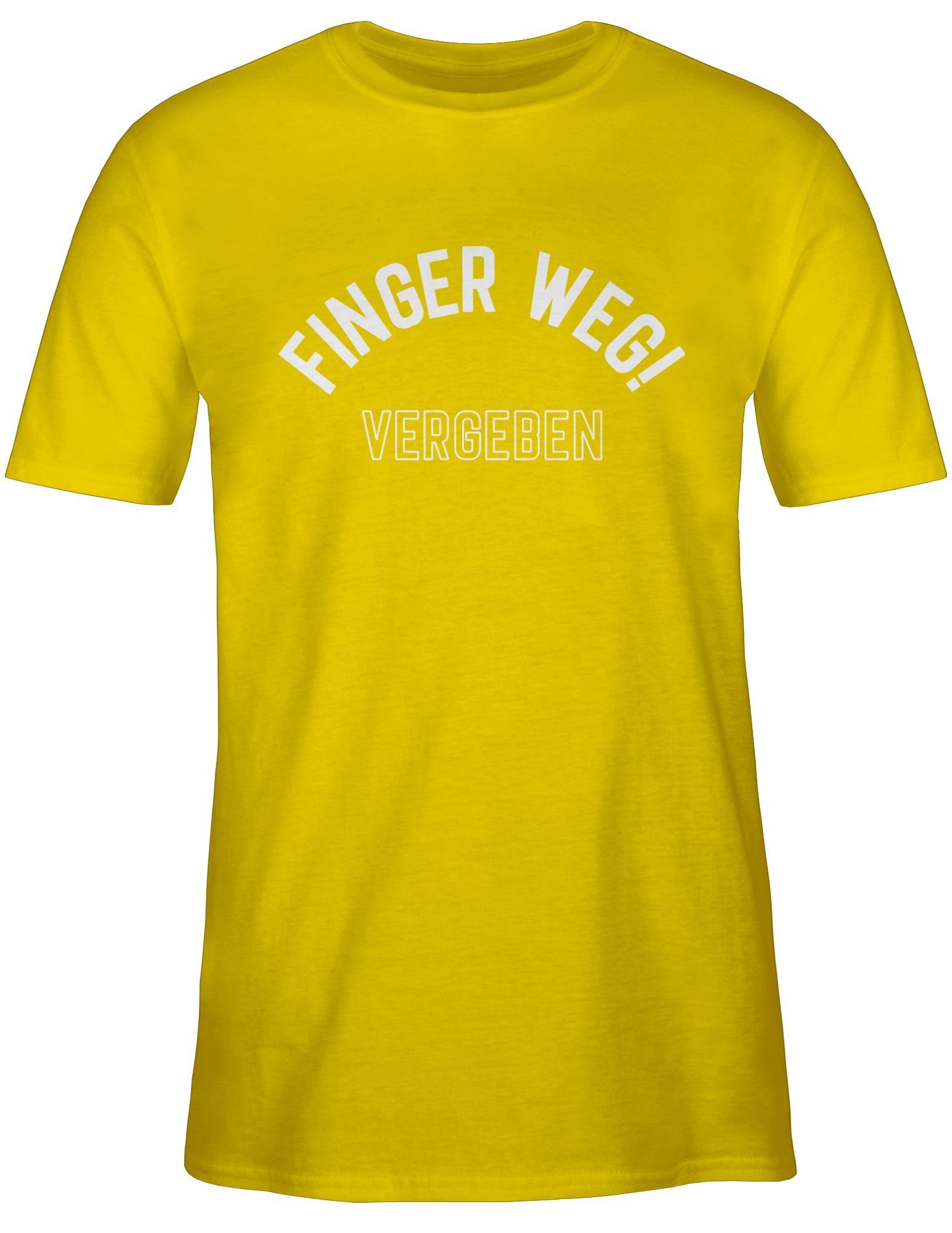 Shirtracer T-Shirt Finger weg! Vergeben Partner-Look günstig online kaufen