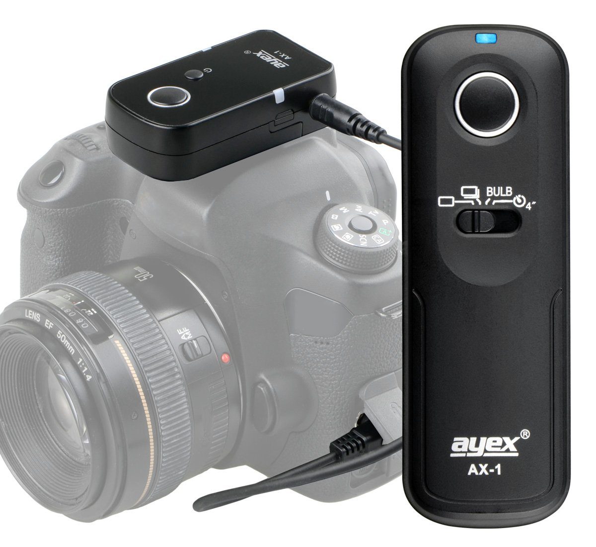 ayex D90 AX-1 DC2 Nikon D7500 Funkfernsteuerung P7700 für D610 D5600 Fernauslöser uvm. Z7