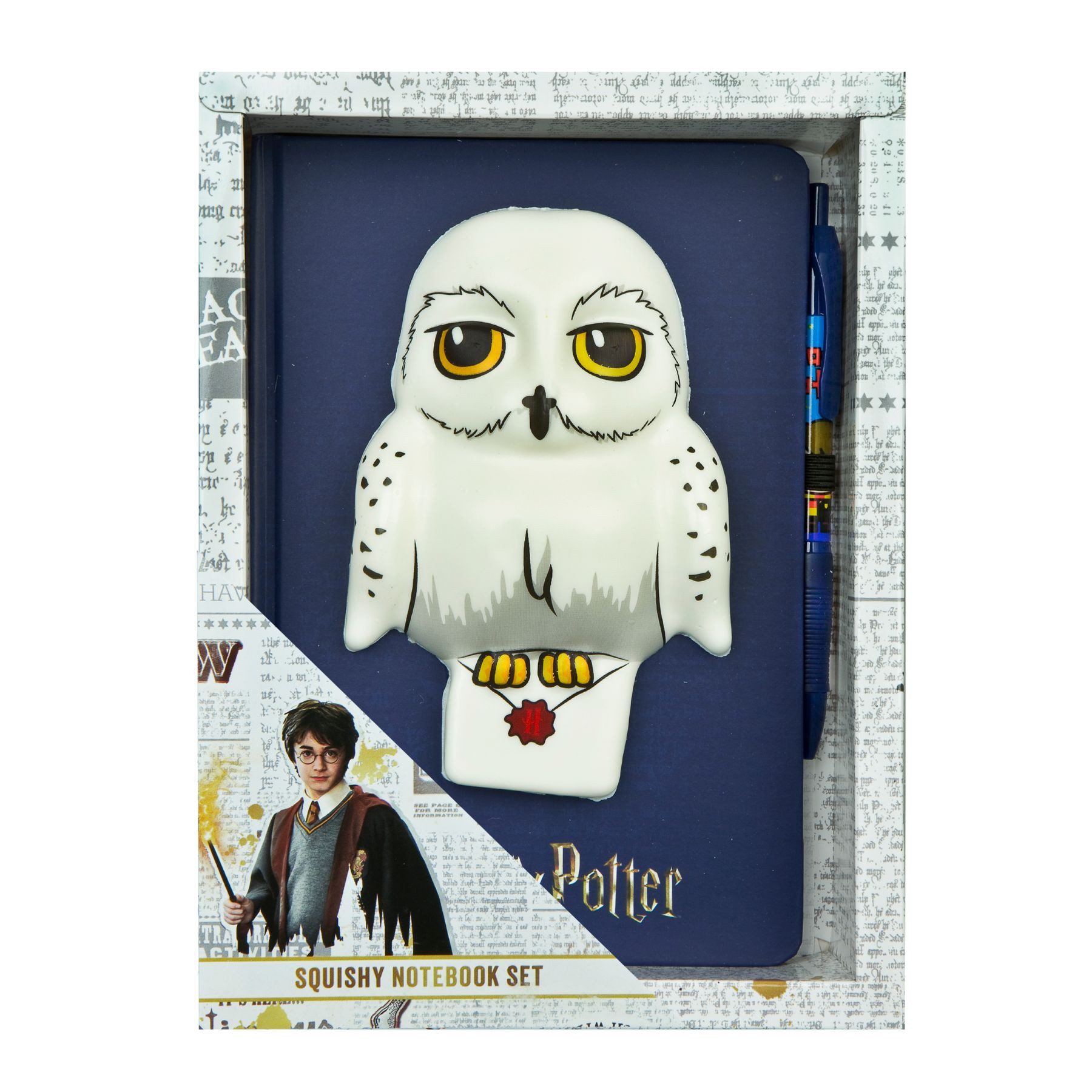 Harry Potter Notizheft Squishy Notizbuch blau Journal Schreibheft für Notizen Schule Büro