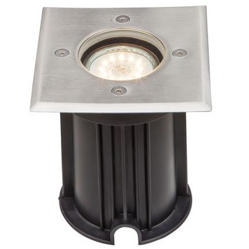 etc-shop LED Einbaustrahler, Leuchtmittel inklusive, Neutralweiß, Außen Leuchte Hof Boden Einbau Lampe Strahler IP67 Inklusive 5 Watt