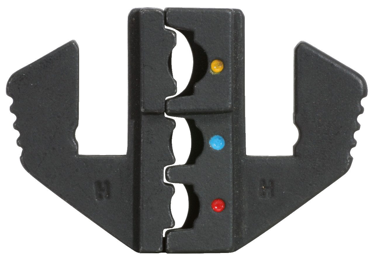 KS Tools Crimpzange Paar Crimp-Einsätze für isolierte Kabelschuhe, Ø 0,5 - 6 mm (115.14