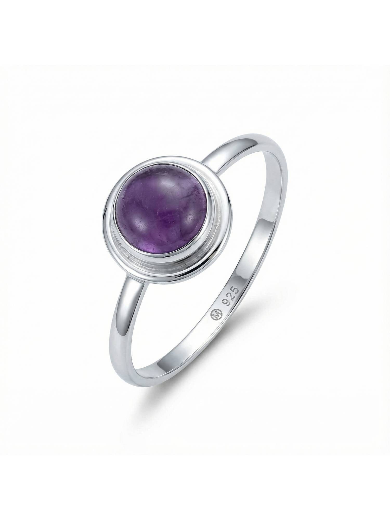 Silberring HULETTI aus 925 Silber mit Amethyst