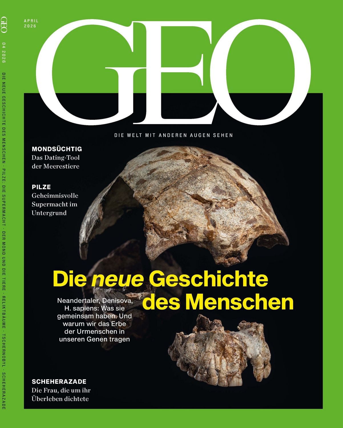 GEO 04/2026 - Die neue Geschichte des Menschen / Jürgen Schaefer, Katharina Schmitz