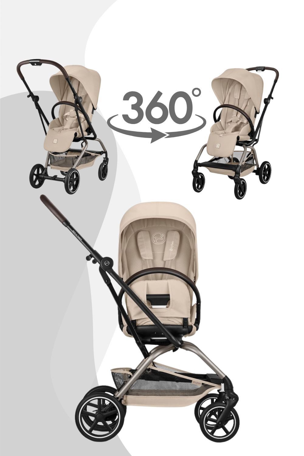 Cybex Kombi-Kinderwagen Eezy S Twist+ 2 Buggy