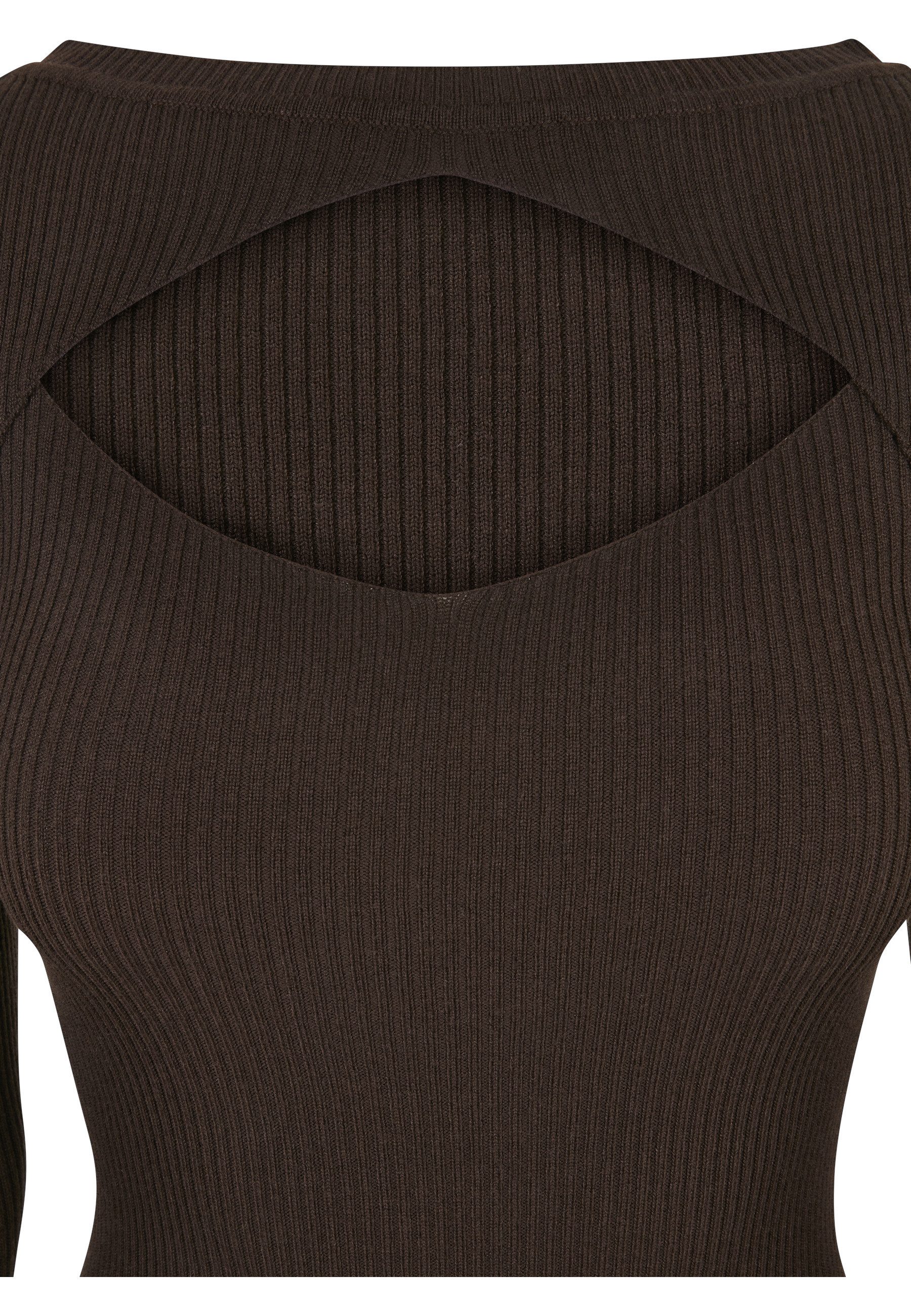 URBAN CLASSICS Shirtkleid Urban Classics Damen Ladies Cut Out Dress (1-tlg)