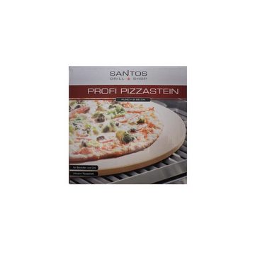 PROREGAL® Grillbesteck-Set Pizzastein, für kleine Grills, Rund, Ø 26cm