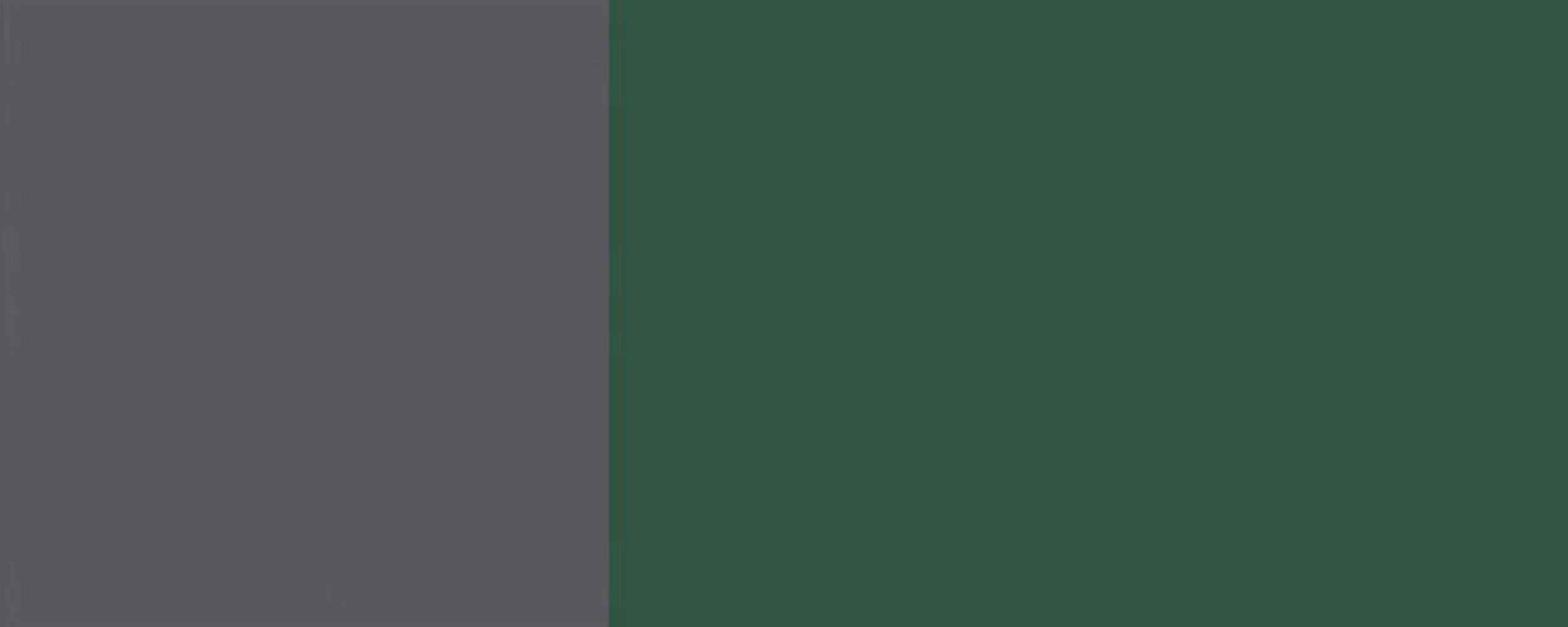 2-türig matt Hochschrank Front- Korpusfarbe (Tivoli) 6028 mit und Metallkorb kieferngrün RAL Tivoli Feldmann-Wohnen wählbar 40cm