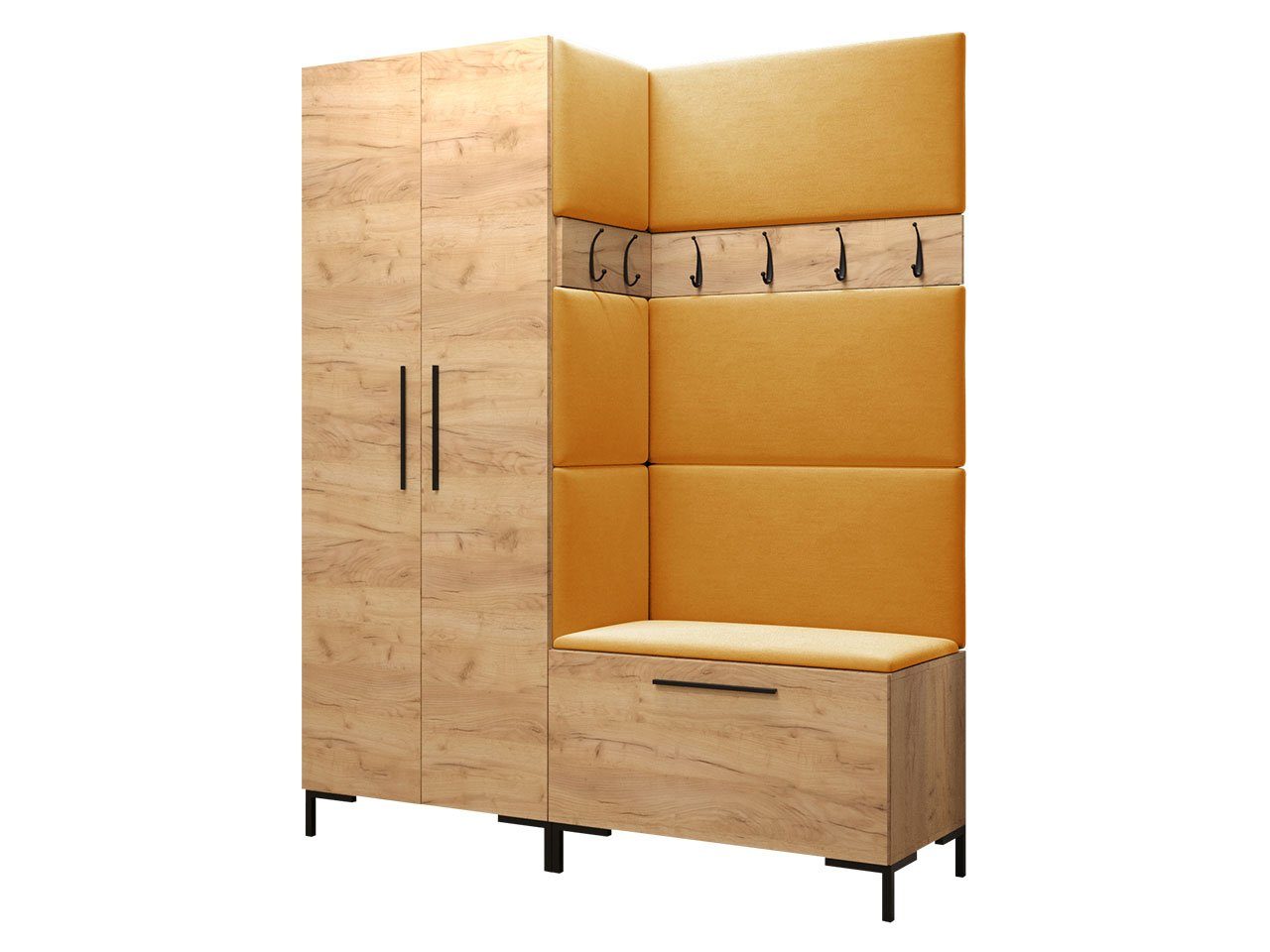 MIRJAN24 Garderoben-Set Zilion I, (Komplett-Set, Drehtürenschrank, günstig online kaufen