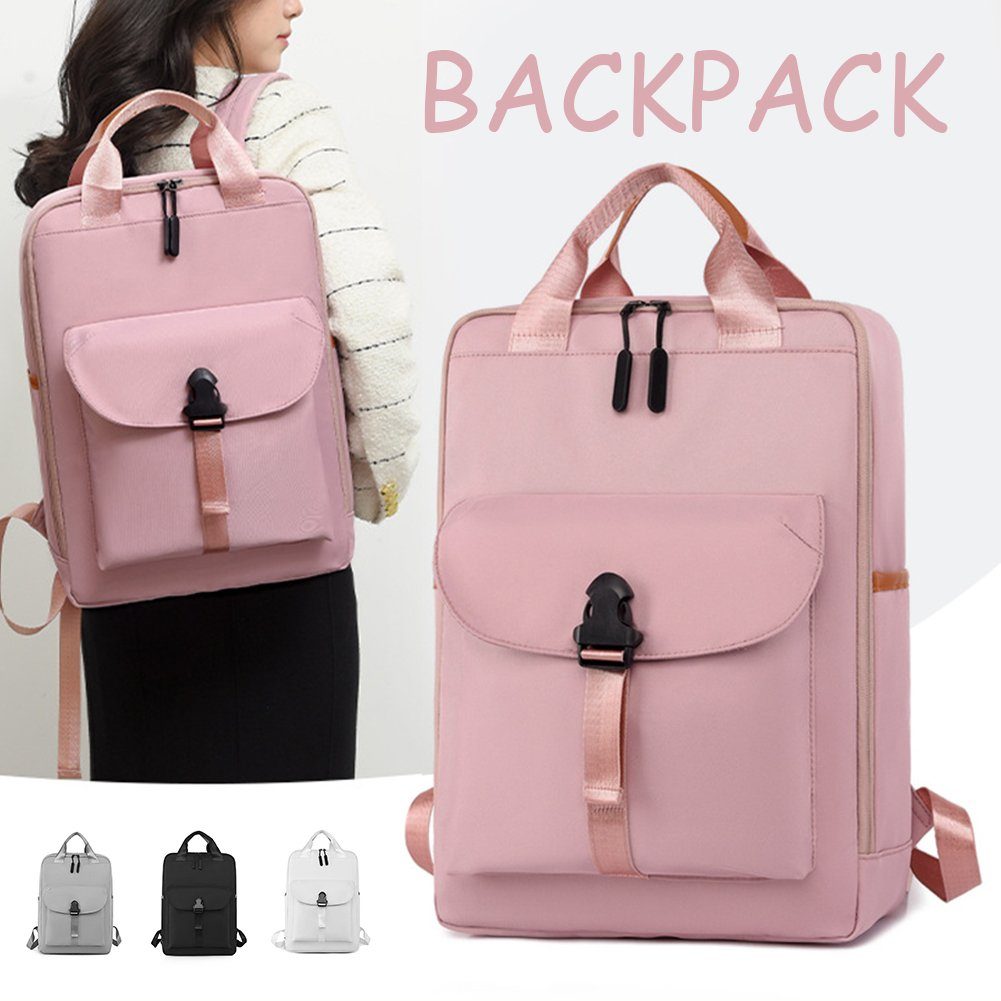 Backpack, Blusmart Freizeitrucksack Rucksack, Damen white Großes Rucksack Mode-Reiserucksack, rice