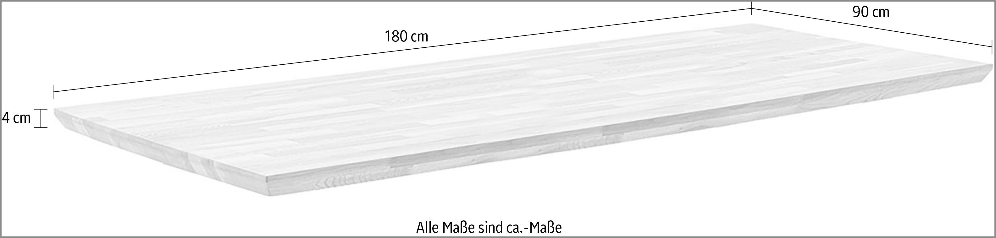MCA living Esstischplatte Zeballos Tischplatte (1 günstig online kaufen