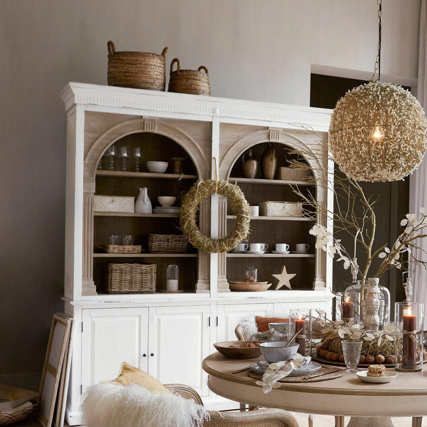 Mirabeau Dekokranz Deko-Kranz 3er Set Zahar braun