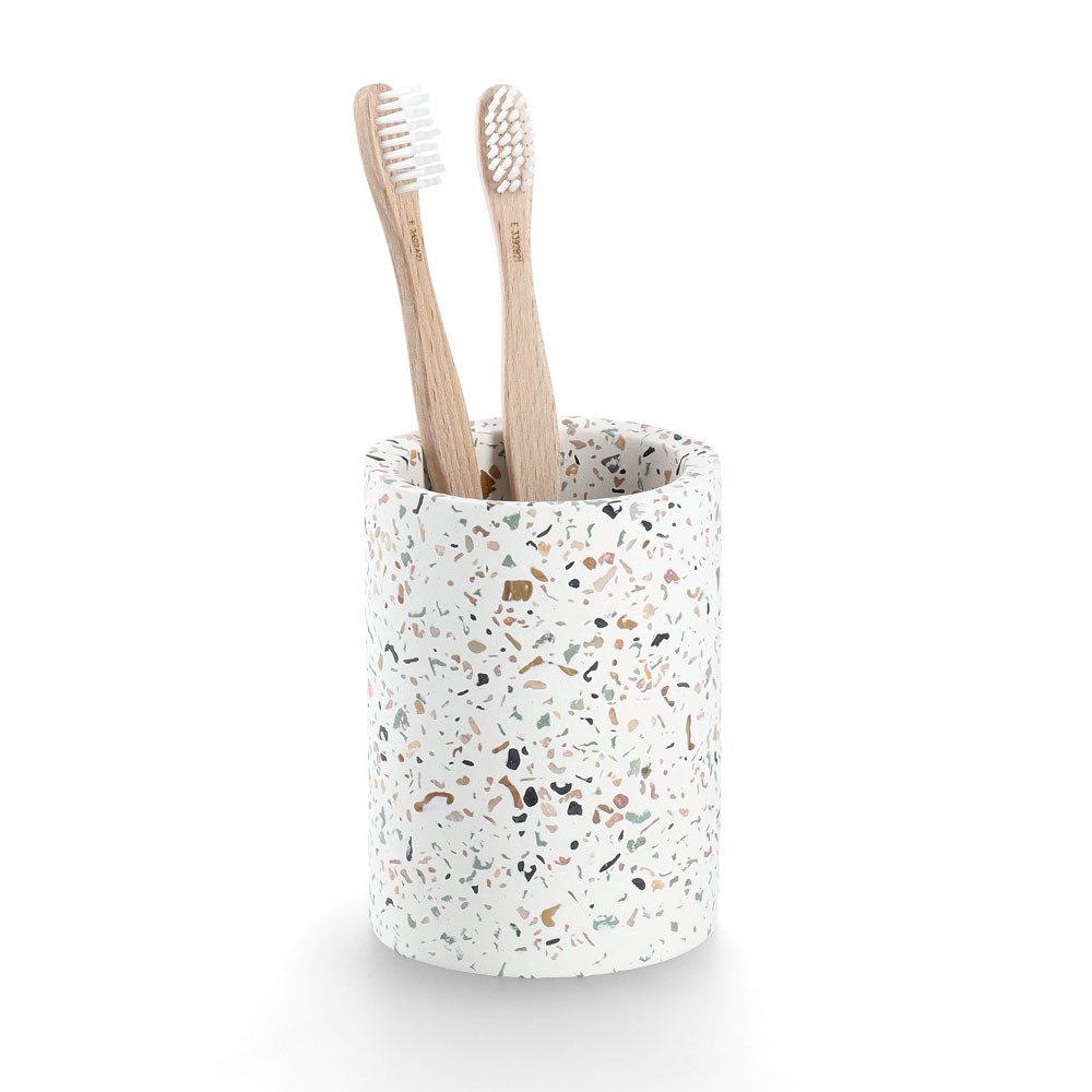 Zeller Present Zahnputzbecher Zahnputzbecher Terrazzo - günstig online kaufen