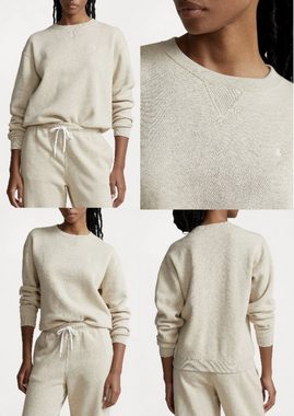 Ralph Lauren Sweatshirt POLO RALPH LAUREN Fleece Sweatshirt Sweater Jumper Pullover Pulli Dune