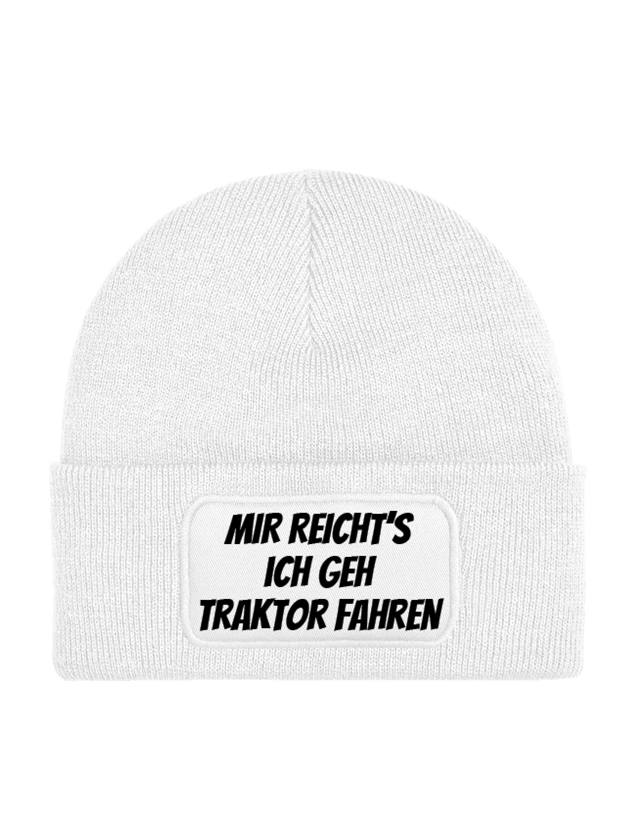Youth Designz Beanie Herren & Damen unisex Mütze Beanie "Traktor Fahren" Print Statement mit lustigen und stylischen Aufdruck Geschenk für Männer und Frauen