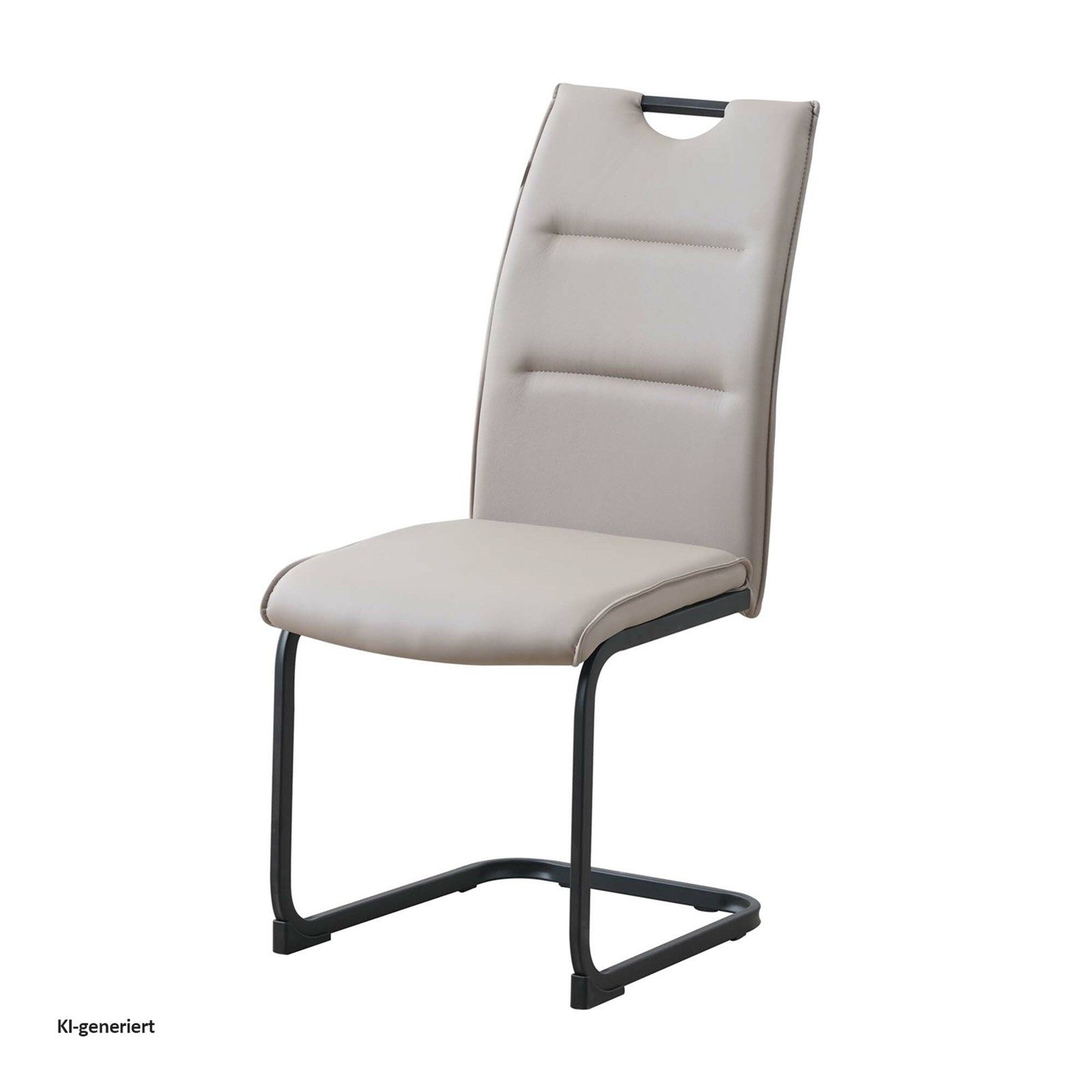 HTI-Living Freischwinger Schwingstuhl DannyP PU Cappuccino (Stück, 1 St), Freischwinger Esszimmerstuhl Kunstleder