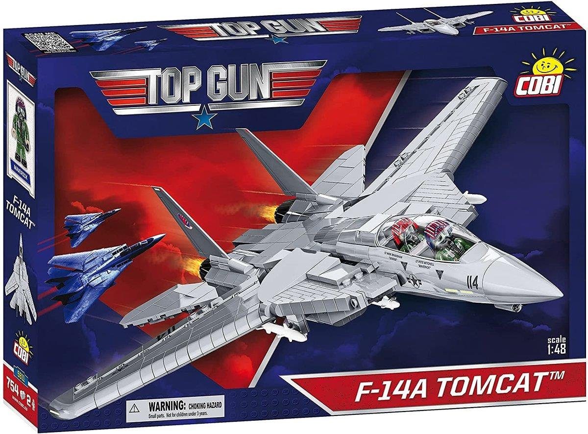 COBI Konstruktions-Spielset 5811 Top Gun Flugzeug F-14 Tomcat Überschalljet, (754 St)