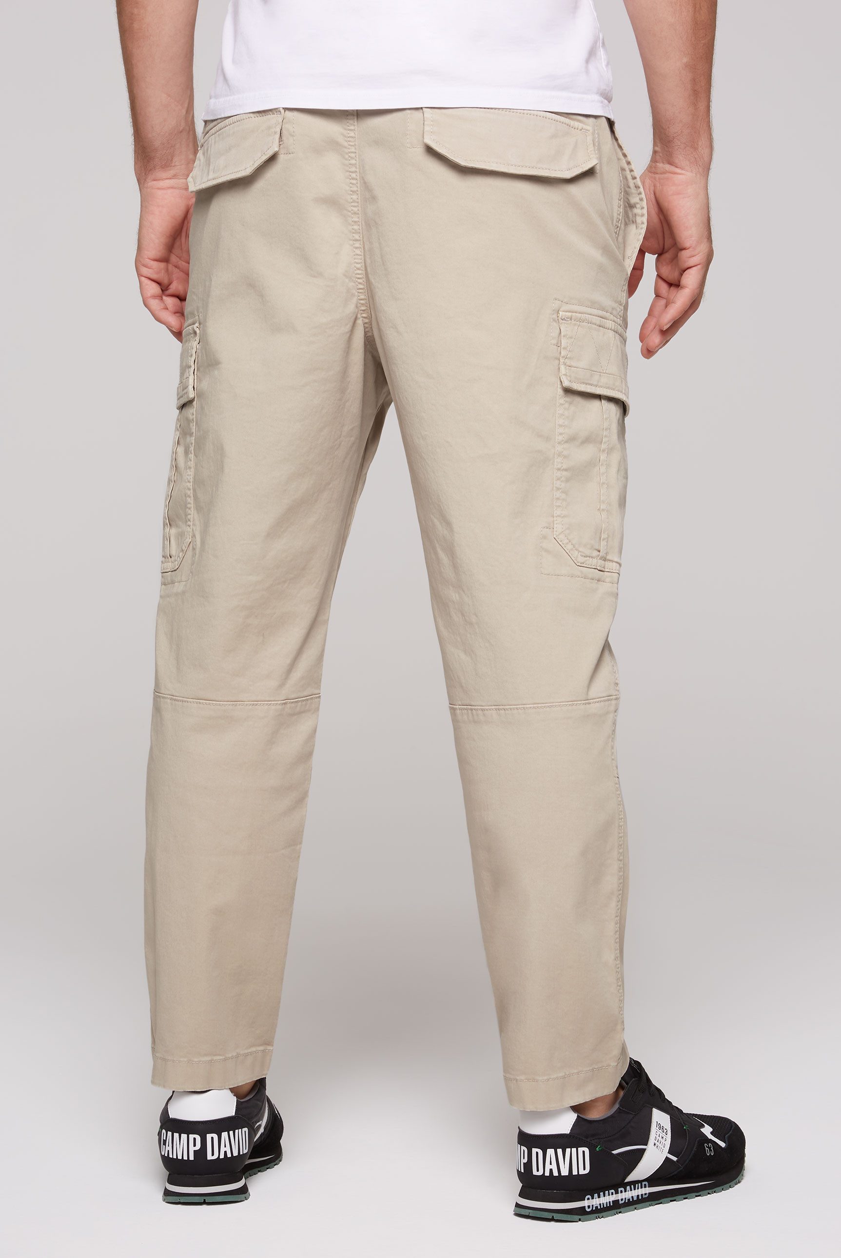 CAMP DAVID Cargohose Hosensaum mit innenliegendem günstig online kaufen