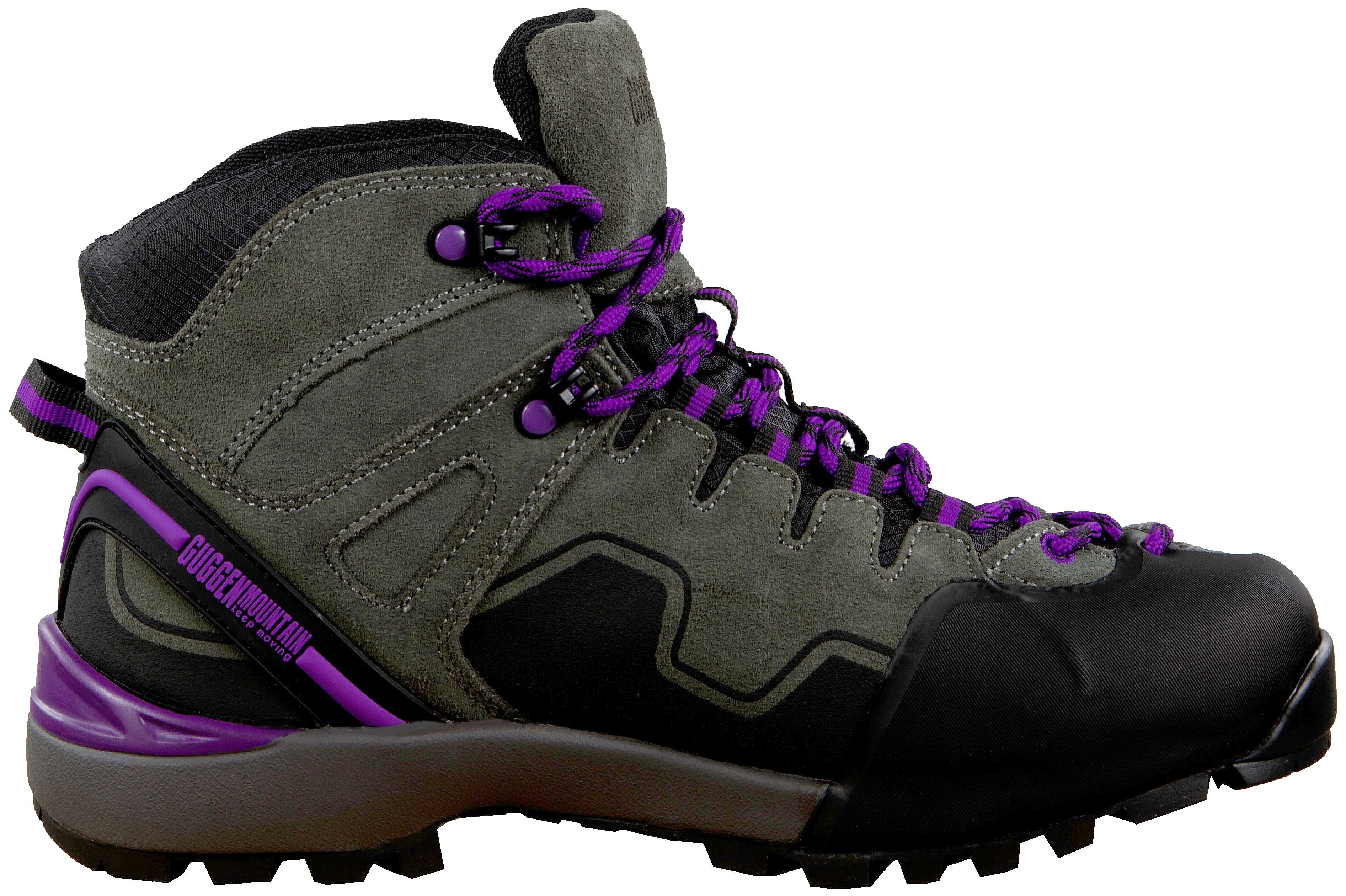 GUGGEN Mountain Damen Wanderstiefel Wanderschuh PM021 Damenwanderschuh Wanderschuh Wasserabweisend Verstärkte Schuhspitze Bergschuhe Leder