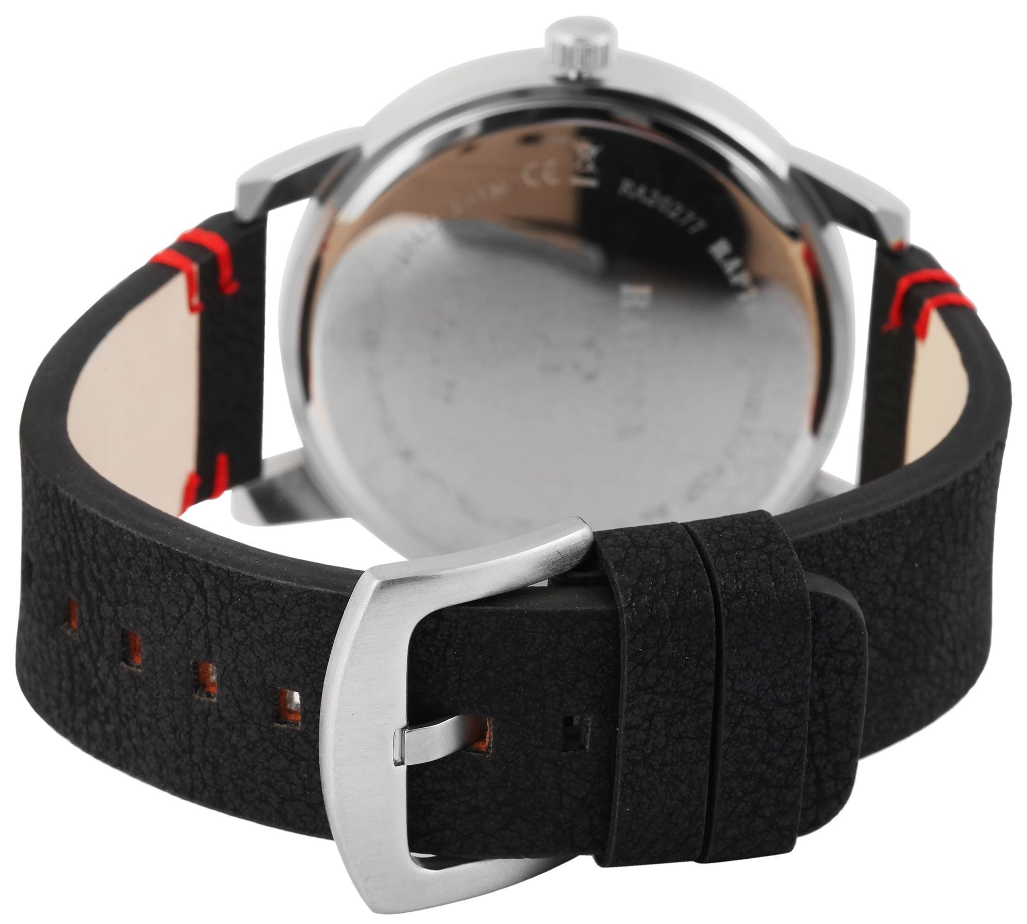 Raptor Quarzuhr Raptor Herrenuhr "Accom" mit Echt Lederband