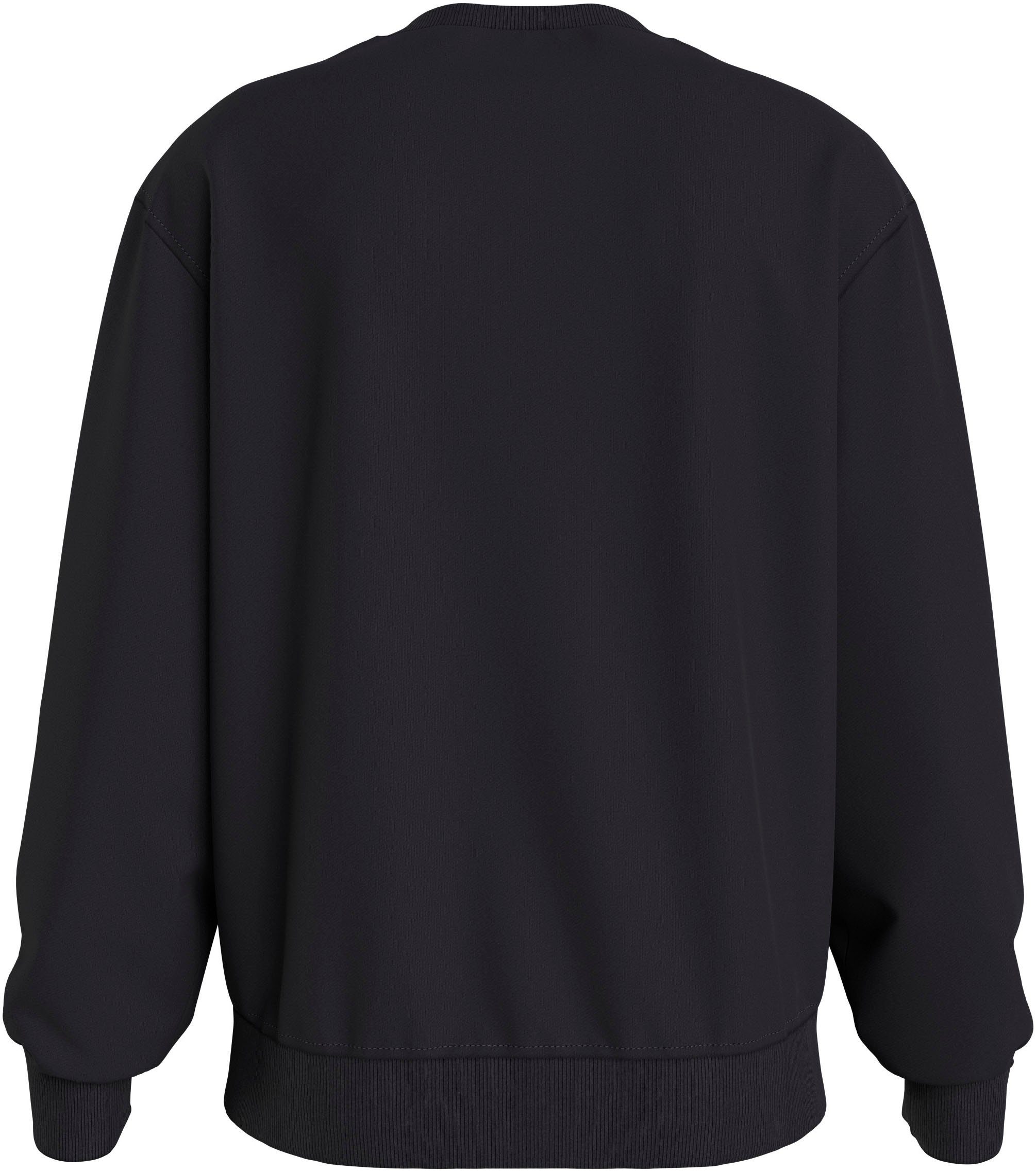 Calvin Klein Jeans Sweatshirt MONOLOGO STENCIL CREW NECK Ck Black