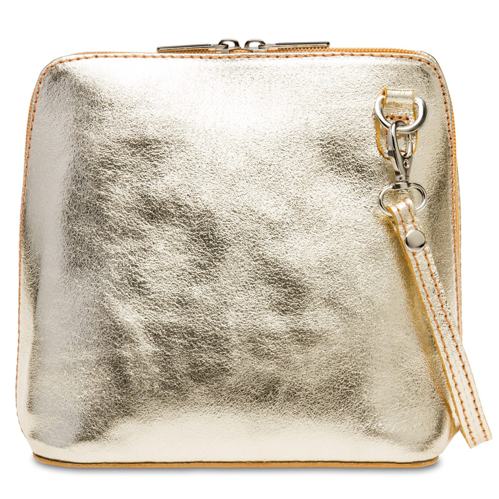 Caspar Clutch Kleine elegante Damen Umhängetasche - CLASSIC LINE - Modell No.778, leicht, elegant & langlebig - 100% Echteder - Made in Italy