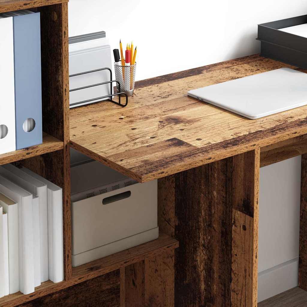 vidaXL Schreibtisch Schreibtisch Altholz 131,5 x günstig online kaufen