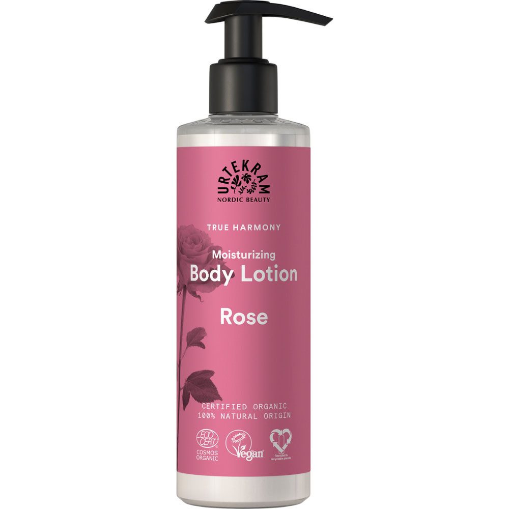 Urtekram Bodylotion Rose, 245 ml