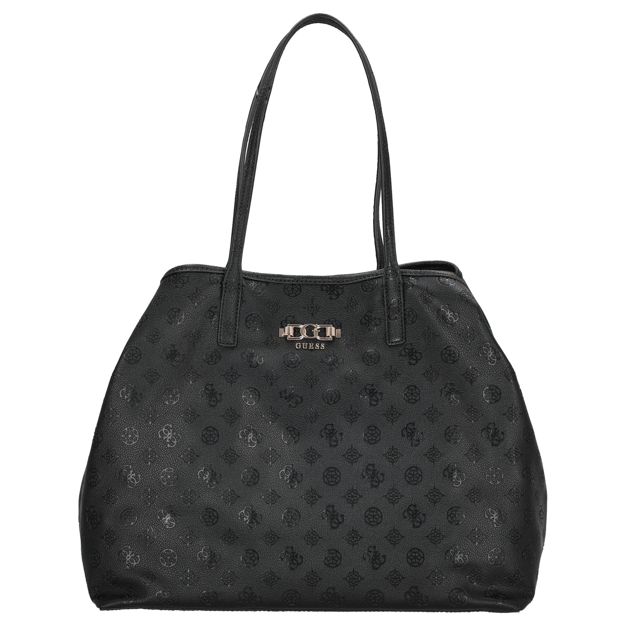 Guess Shopper Victtoria Large 2 in 1 Tote - Shopper 50 cm (black logo)