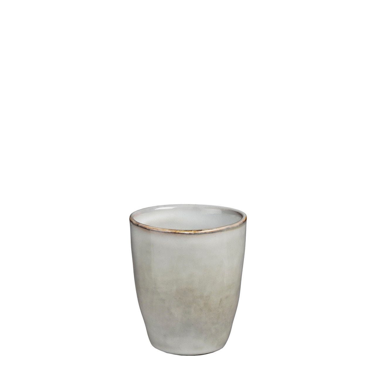 Becher Mica Becher Tabo grau, Ø 7,5 cm x 8,5 cm