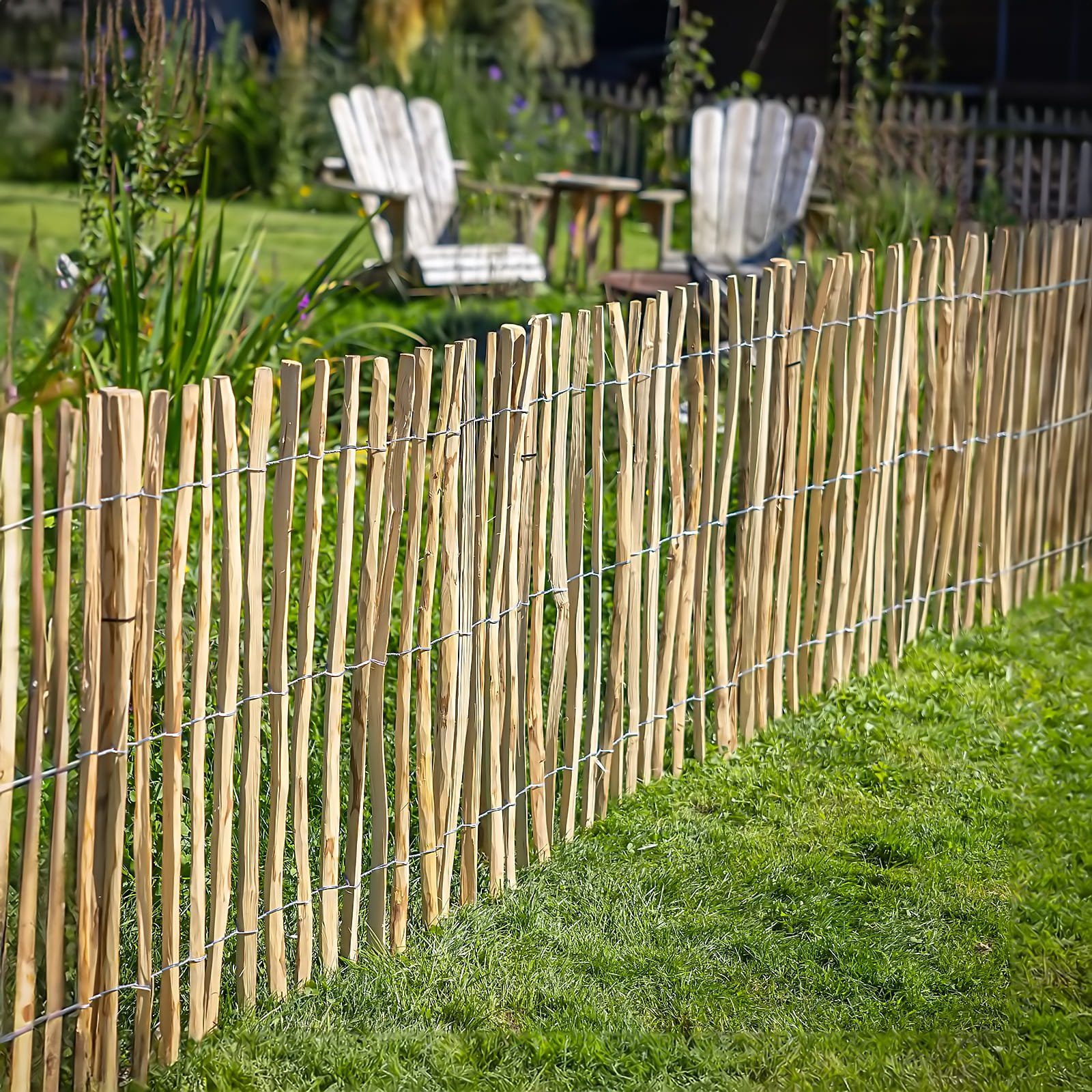 BooGardi Staketenzaun Gartenzaun Haselnuss, (60 cm günstig online kaufen