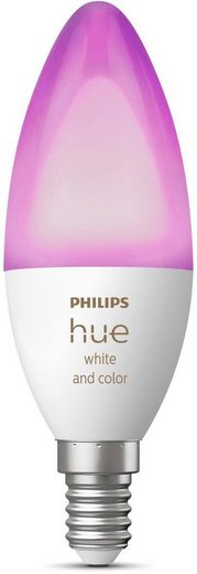 Philips Hue »Philips Hue White & Col. Amb. Einzeplack E14 470lm!« LED-Leuchtmittel, E14, 1 Stück, Warmweiß, Farbwechsler
