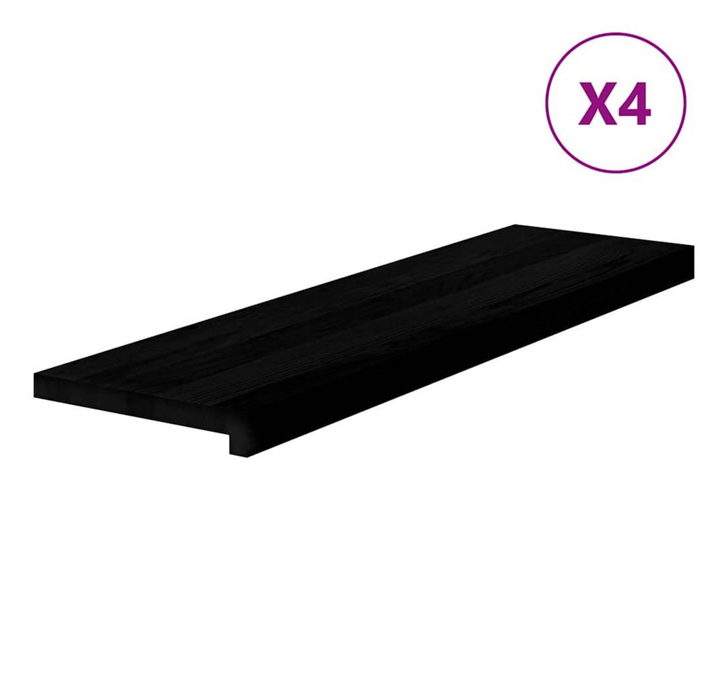 Thumbnail - vidaXL Treppenstufe, Treppenstufen 4 Stk. Dunkelbraun 90x25x2 cm Massivholz Eiche