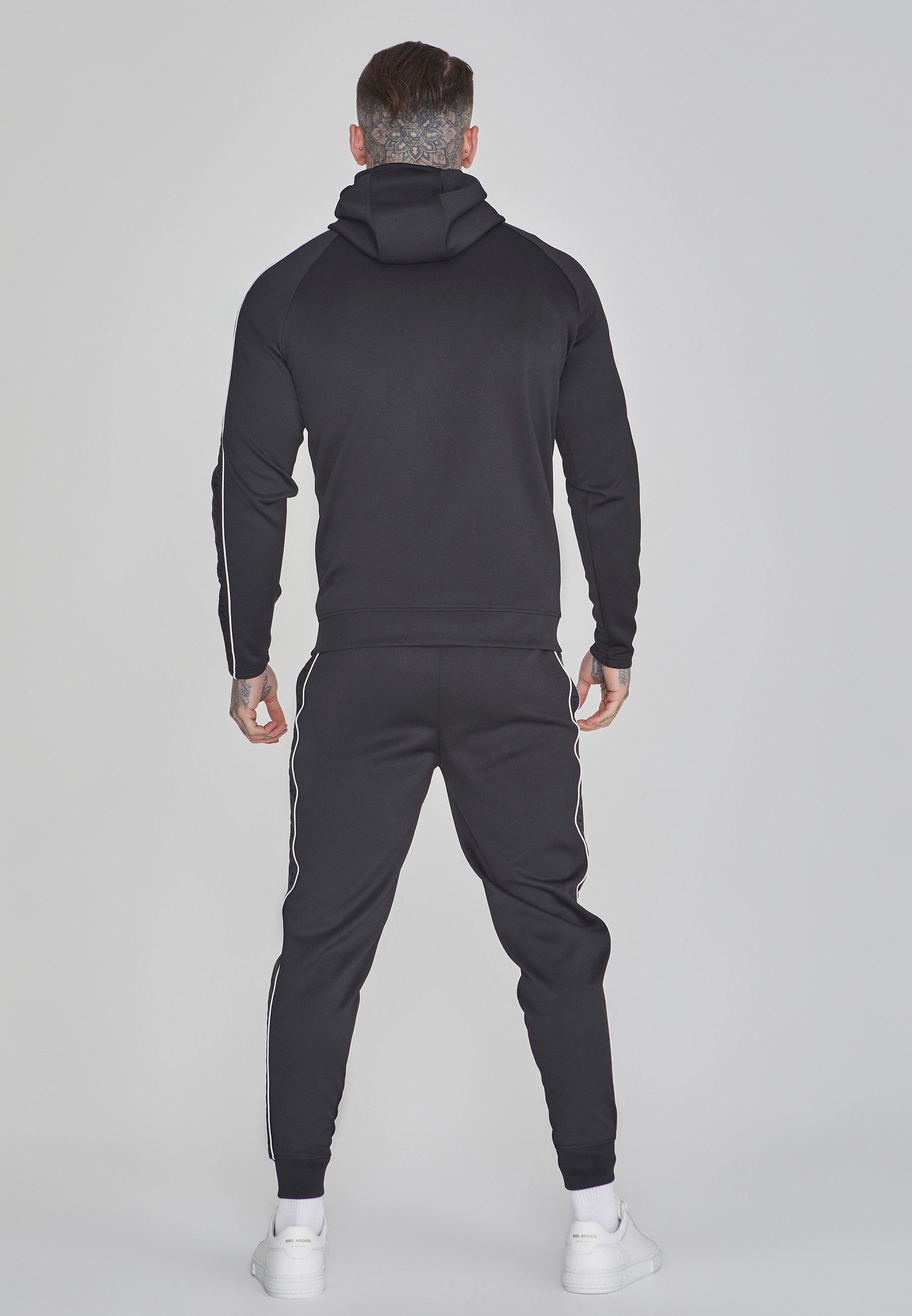 Siksilk Sweatanzug SikSilk Herren Schwarzer Trainingsanzug