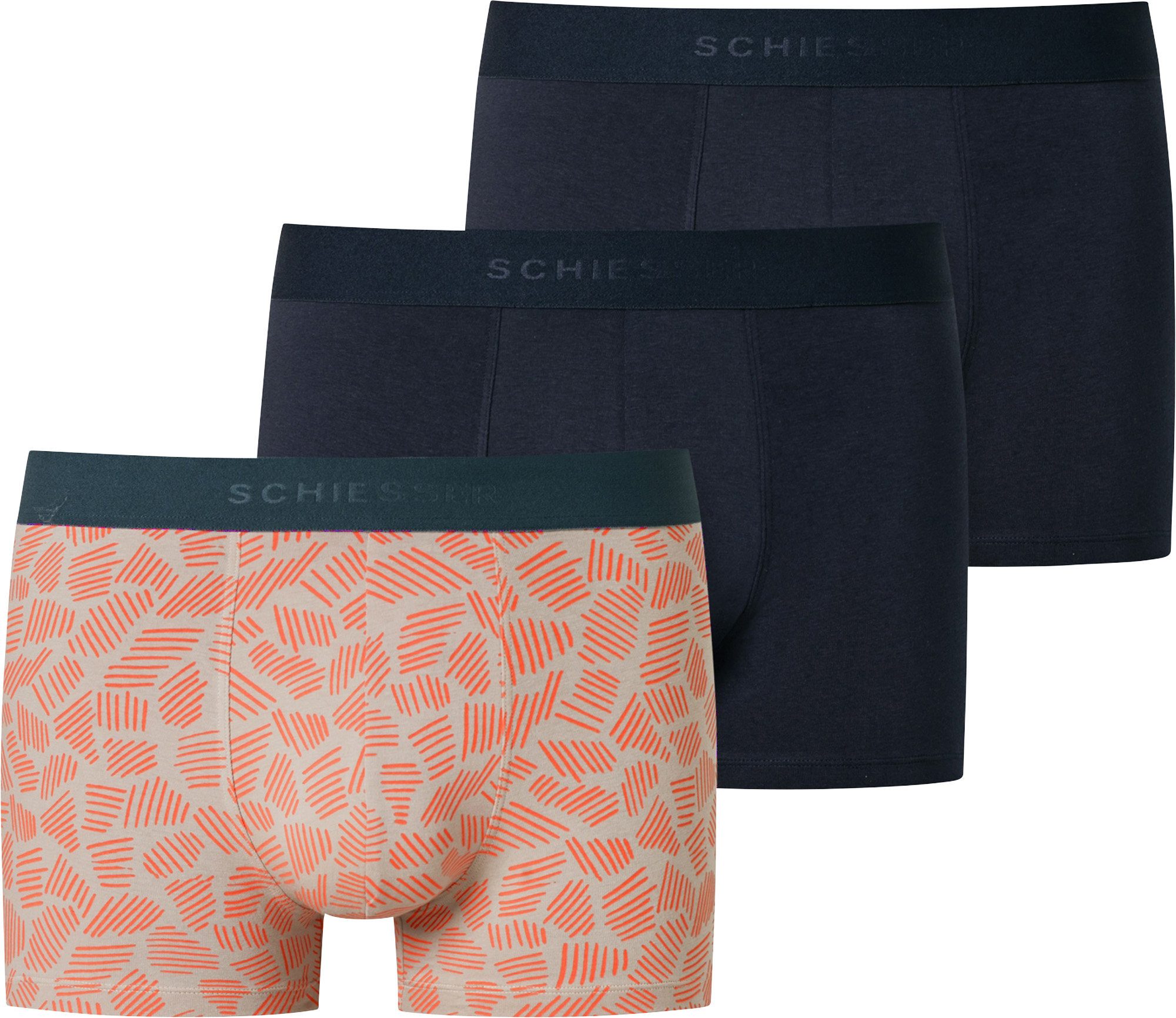 Schiesser Slip Herren-Pants im 3er-Pack Single-Jersey günstig online kaufen