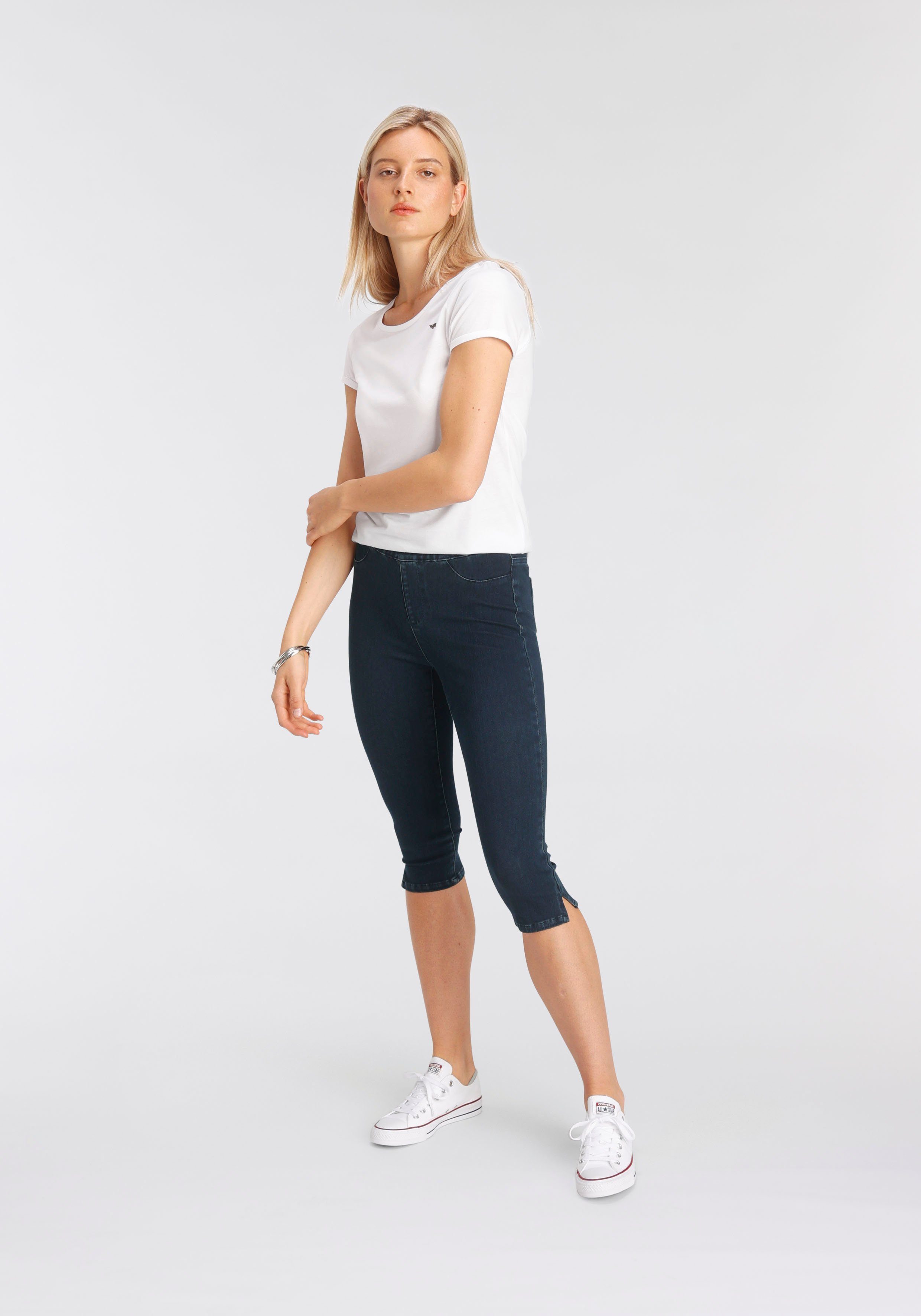 Arizona Jogg Pants Denim-Optik rinsed High in Waist