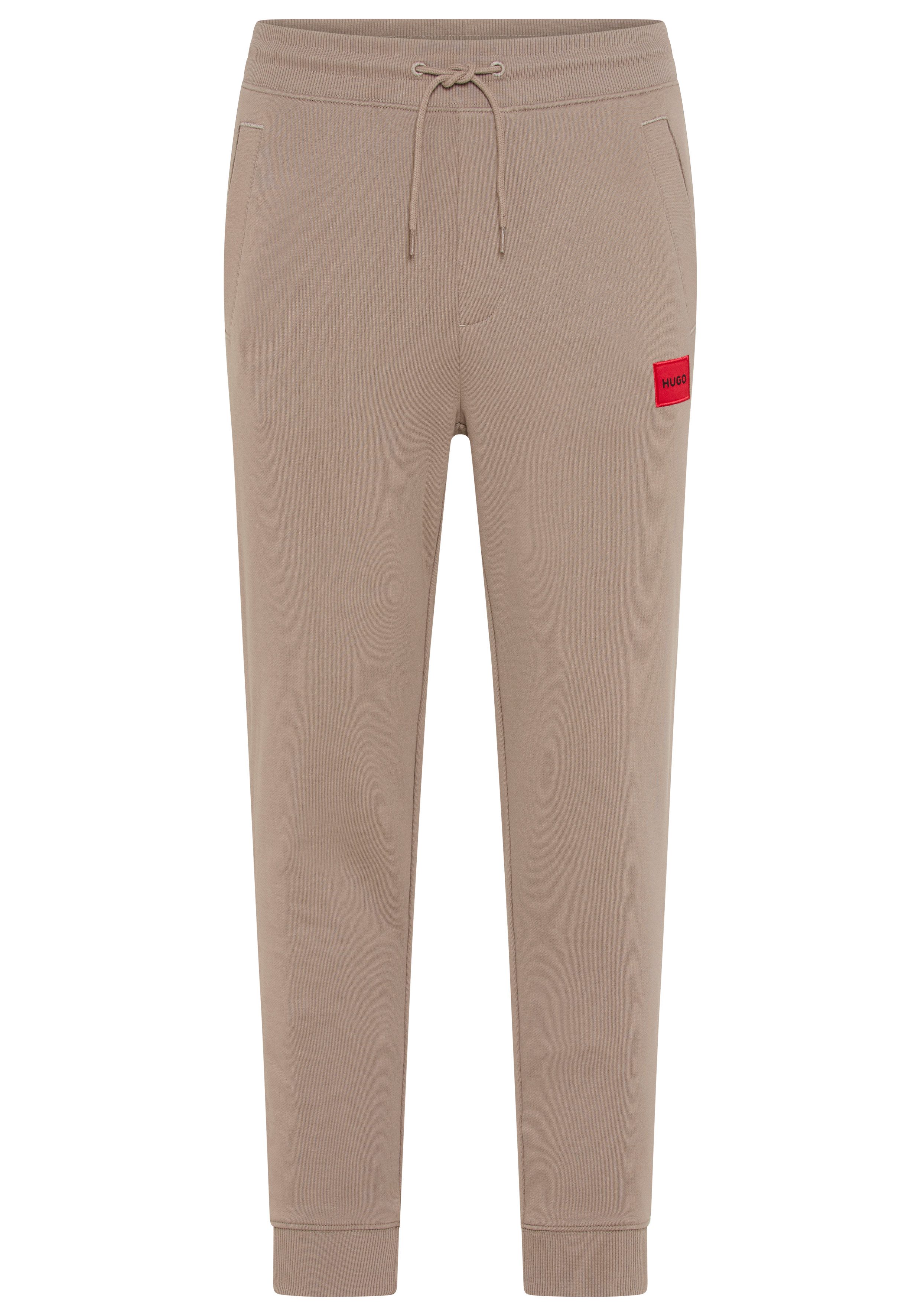 HUGO Sweathose Doak elastischer Bund, Regular Fit, Seitentaschen, Gesäßtasche