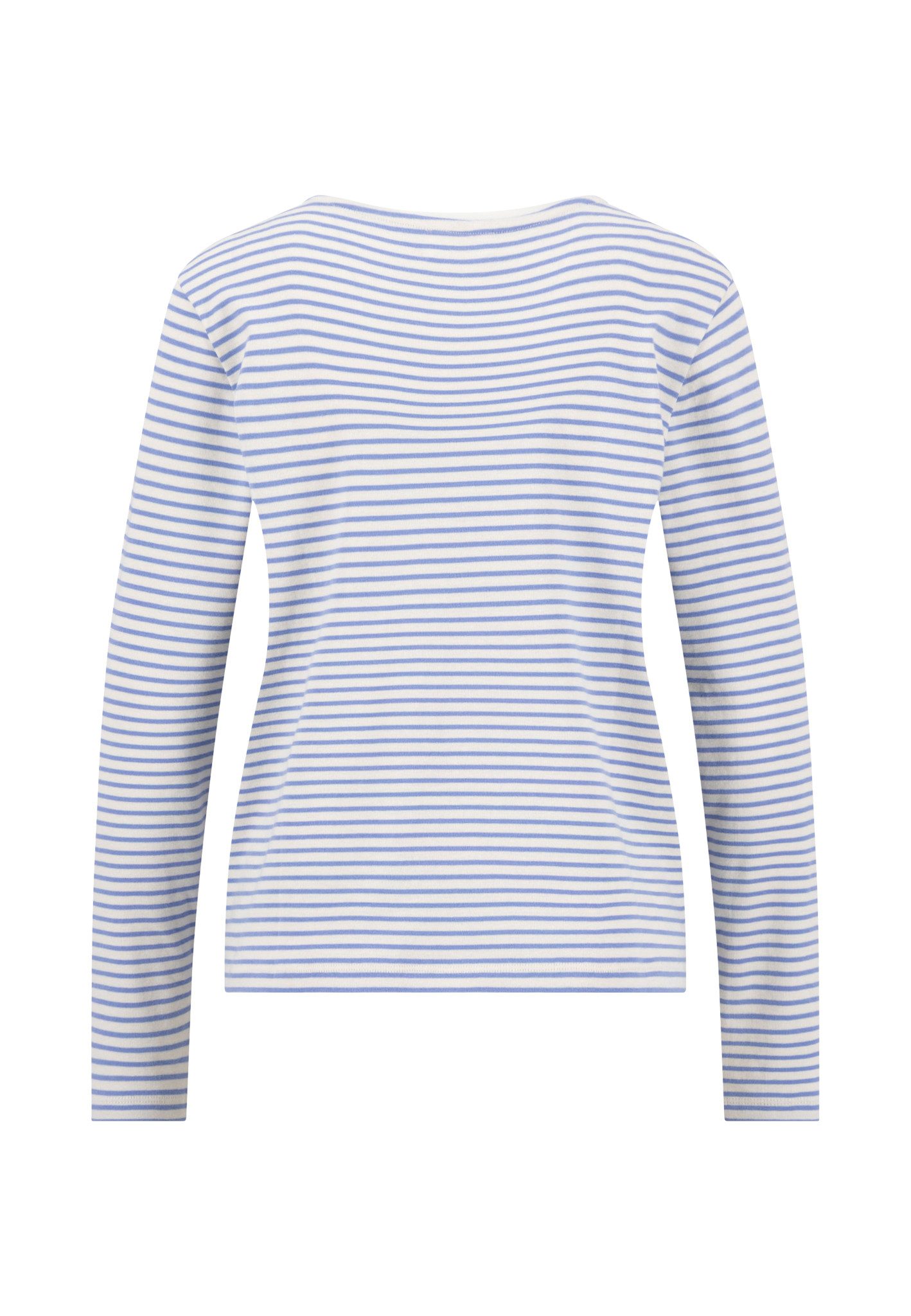 FYNCH-HATTON 3/4-Arm-Shirt Baumwollshirt mit Streifen - Regular Fit