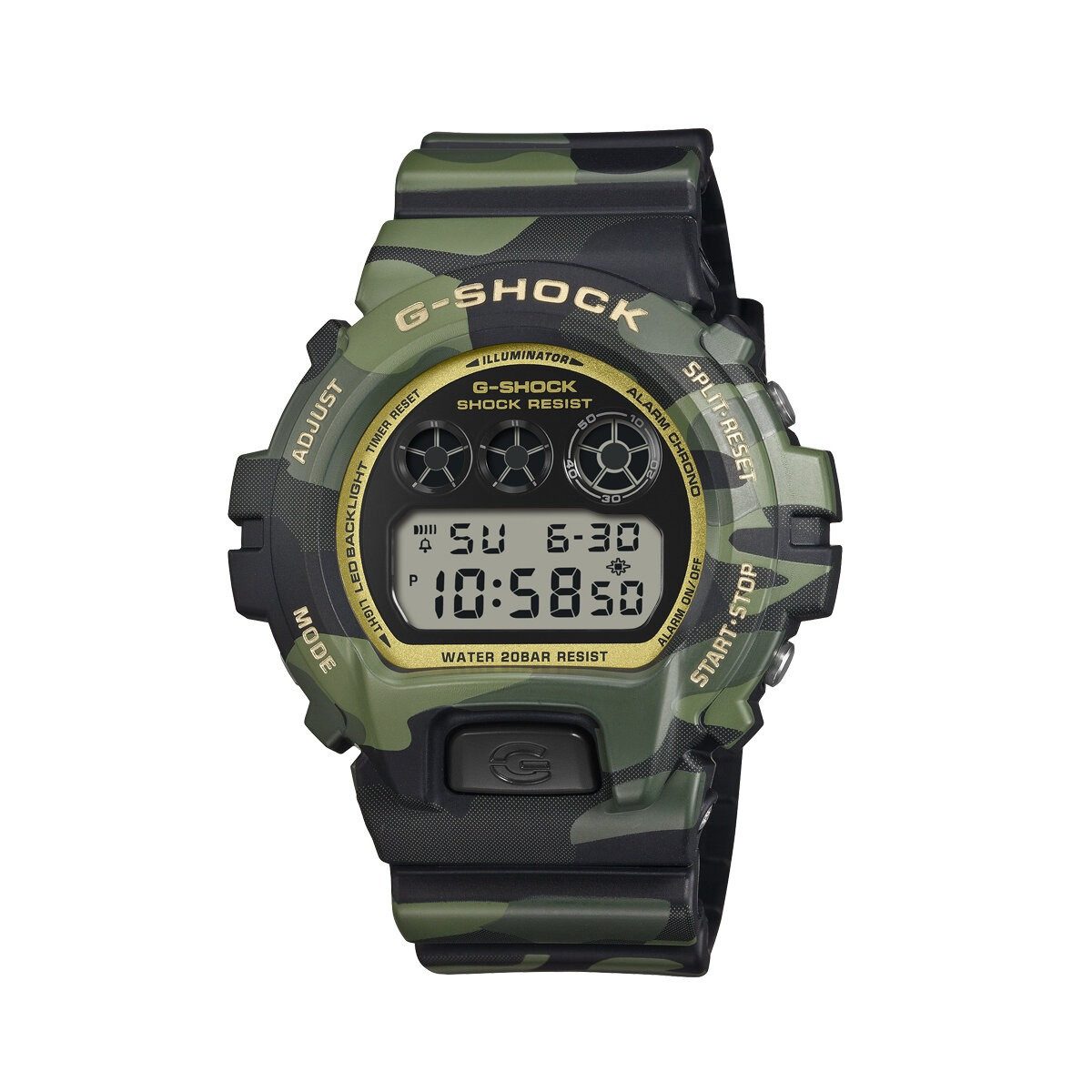 CASIO Digitaluhr CASIO G-SHOCK DW-6900CMG-3ER UHR