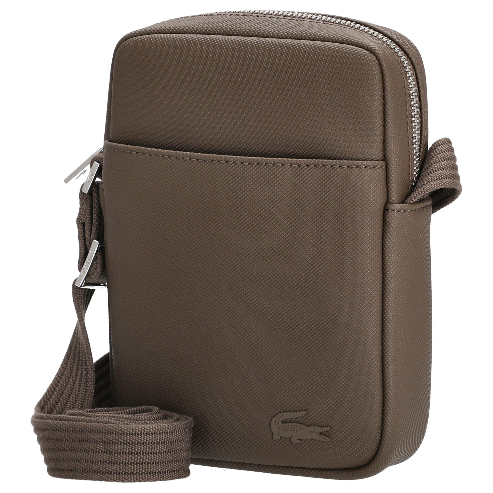 Lacoste Umhängetasche Men's Classic Slim vertical Camera Bag - Umhängetasche 21 cm (morel)