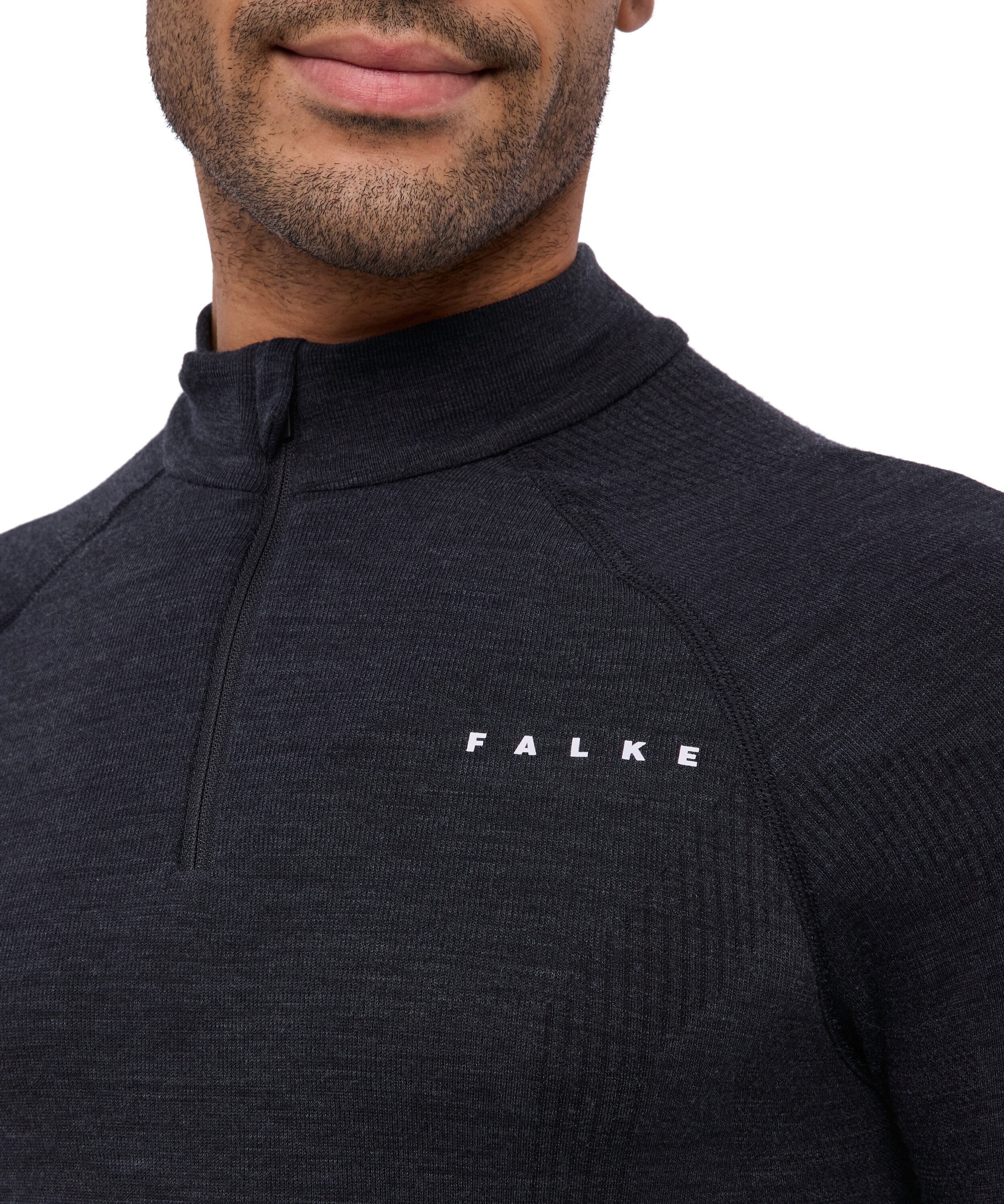 FALKE Funktionsshirt FALKE Langarmshirt Wool-Tech (1-tlg., 1) aus Merinowolle für kalte bis sehr kalte Temperaturen