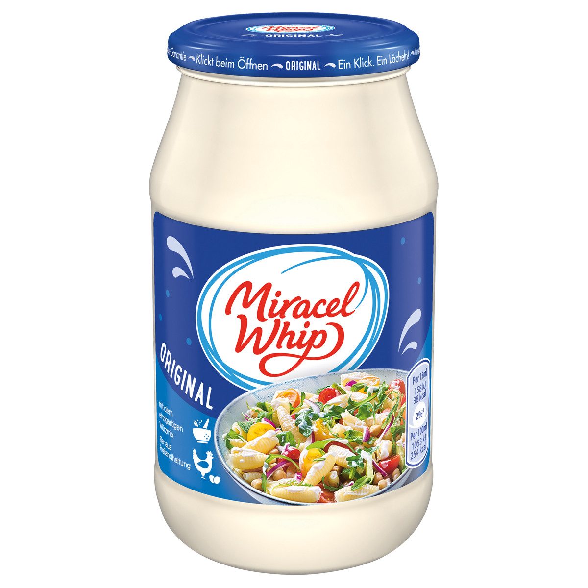 Kraft Saucen, Kraft Miracel Whip Salatcreme cremig mild servierfertig 250ml