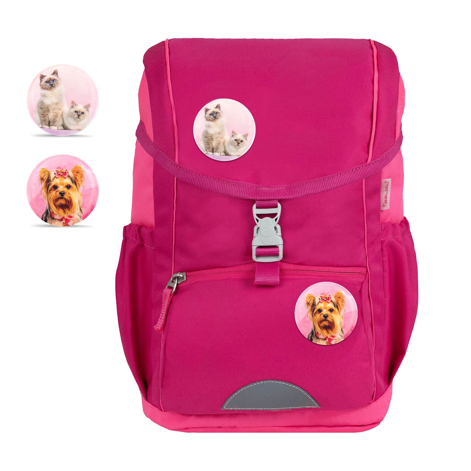Belmil Minirucksack Kiddy Sporty Kindergartenrucksack Woofy 3-6 Jährige Kinder Rucksack